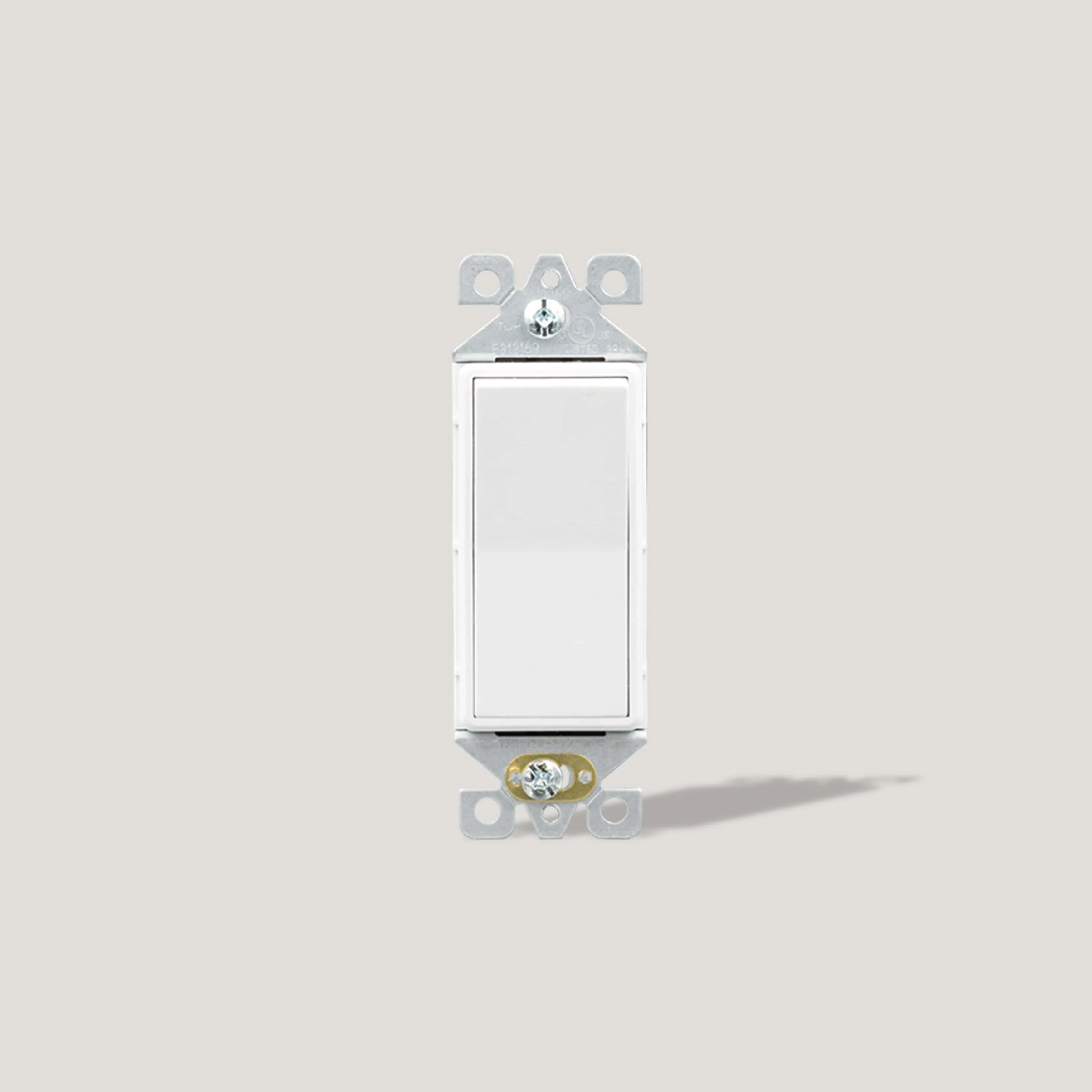 3 Way Rocker Light Switch - White