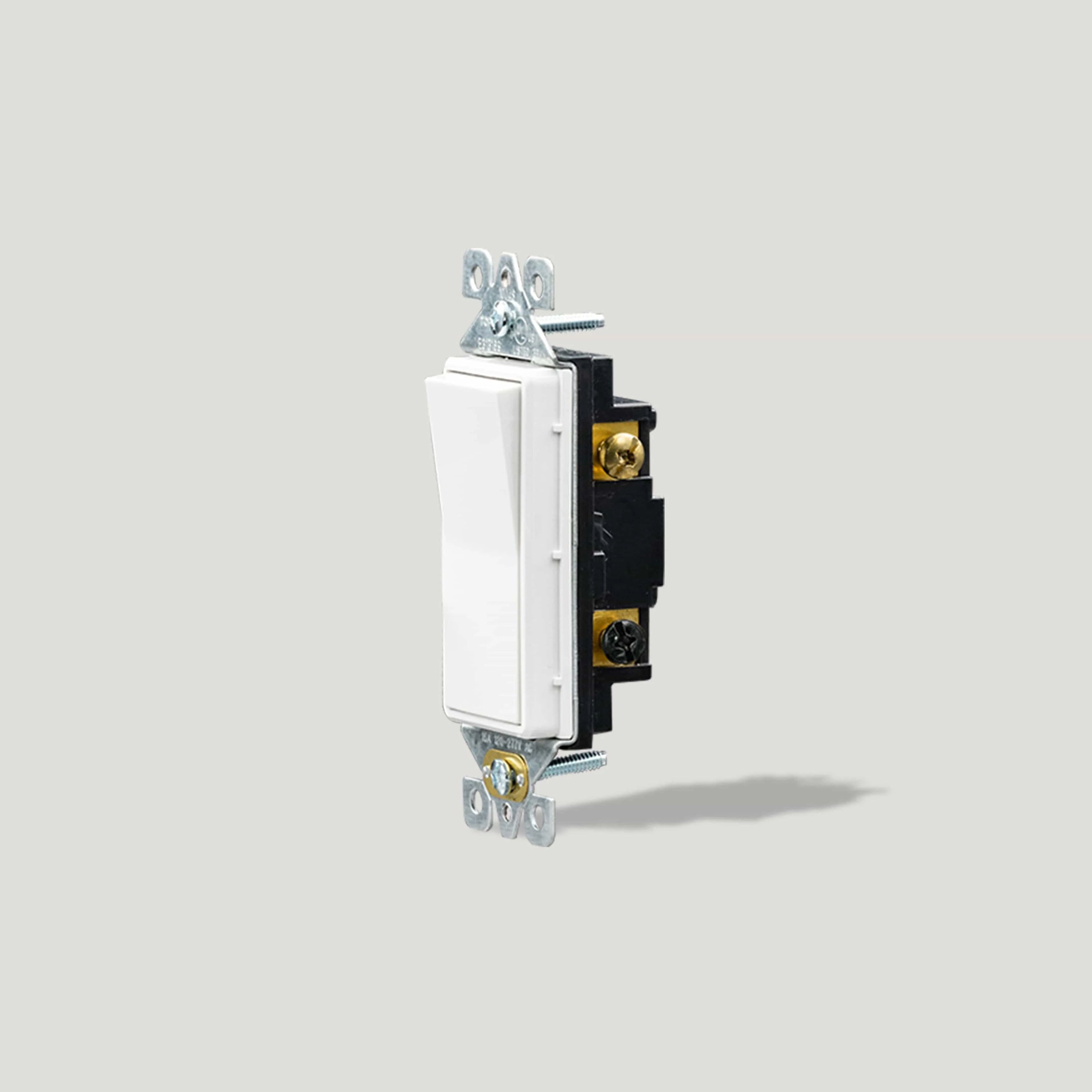 3 Way Rocker Light Switch - White - Image 2