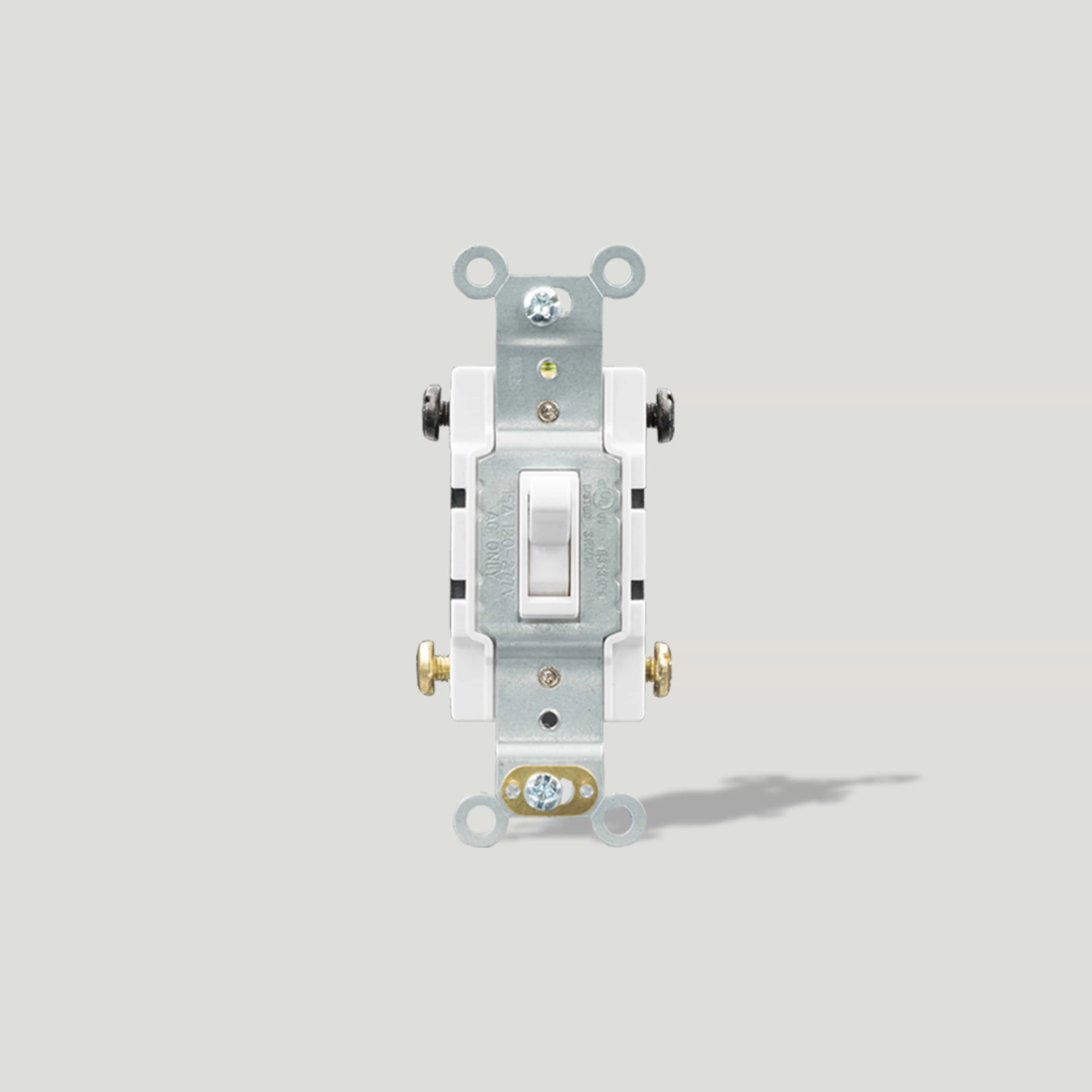 4 Way Toggle Light Switch - White