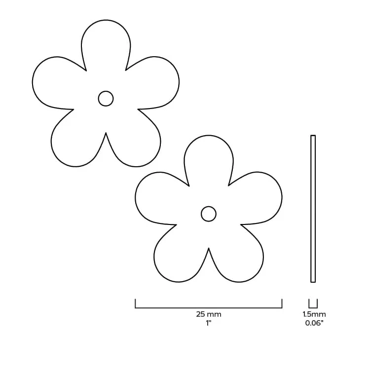 ADA Pull with Flower Backplates - Brass - Image 3
