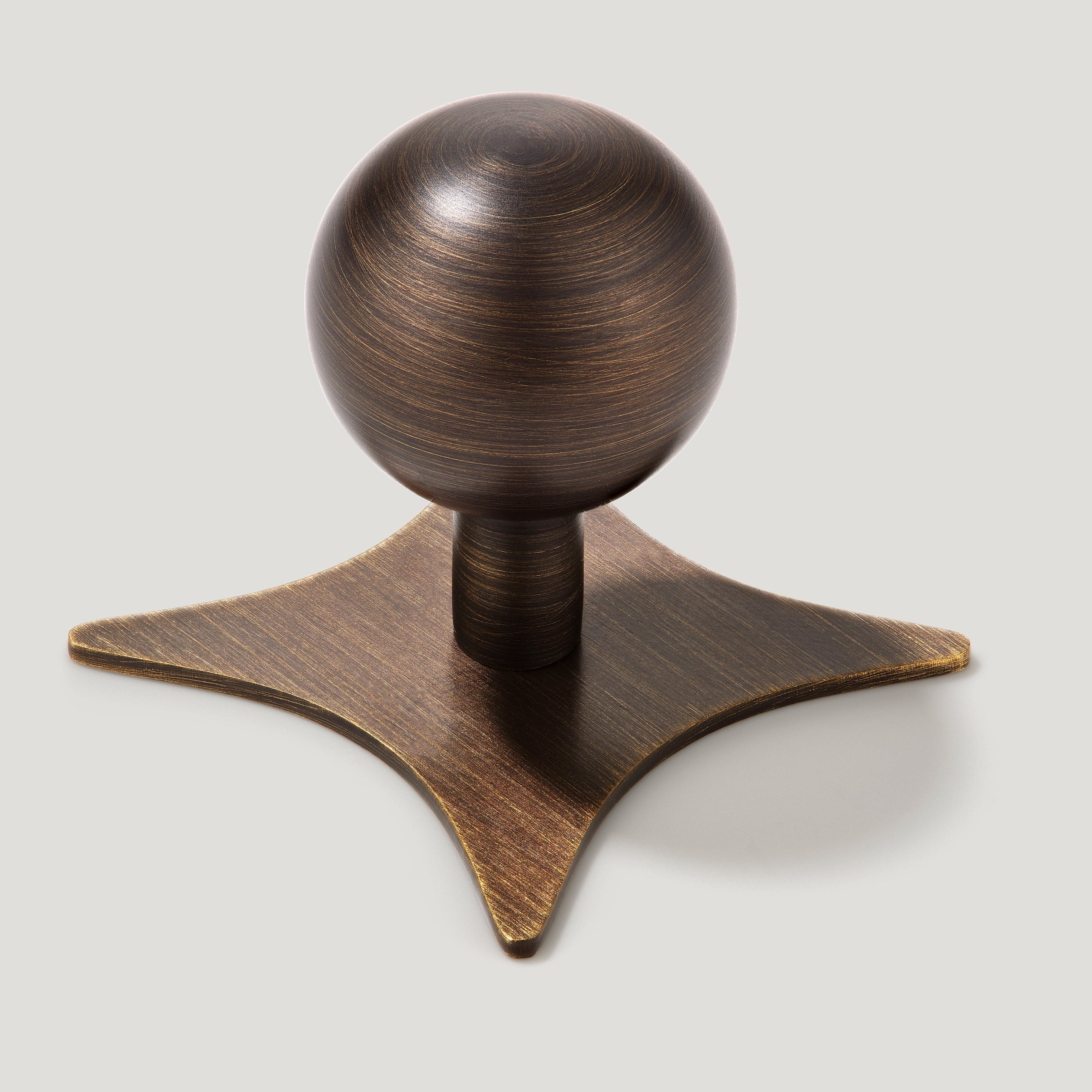 ADA Star Knob Backplate - Antique Brass - Image 4