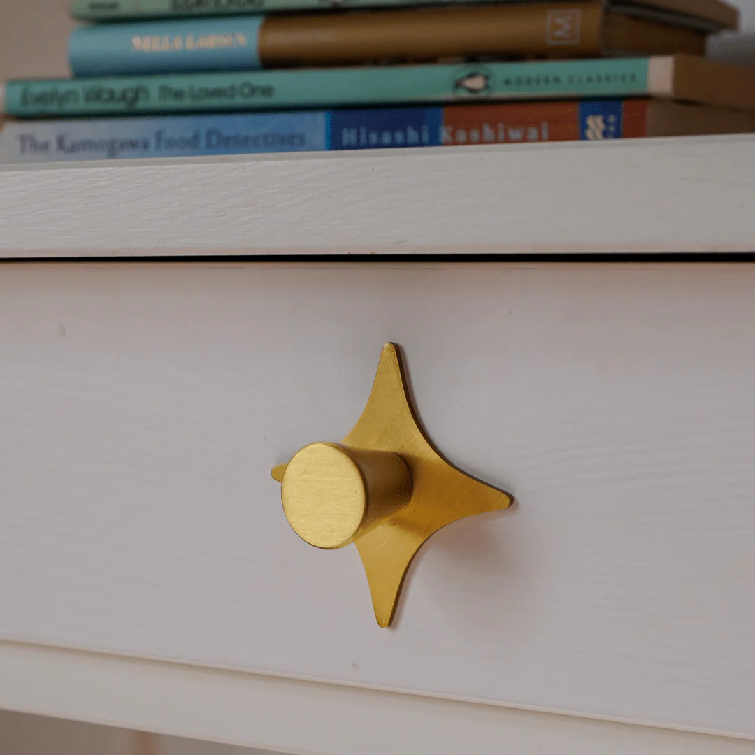 ADA Star Knob Backplate - Brass - Image 7