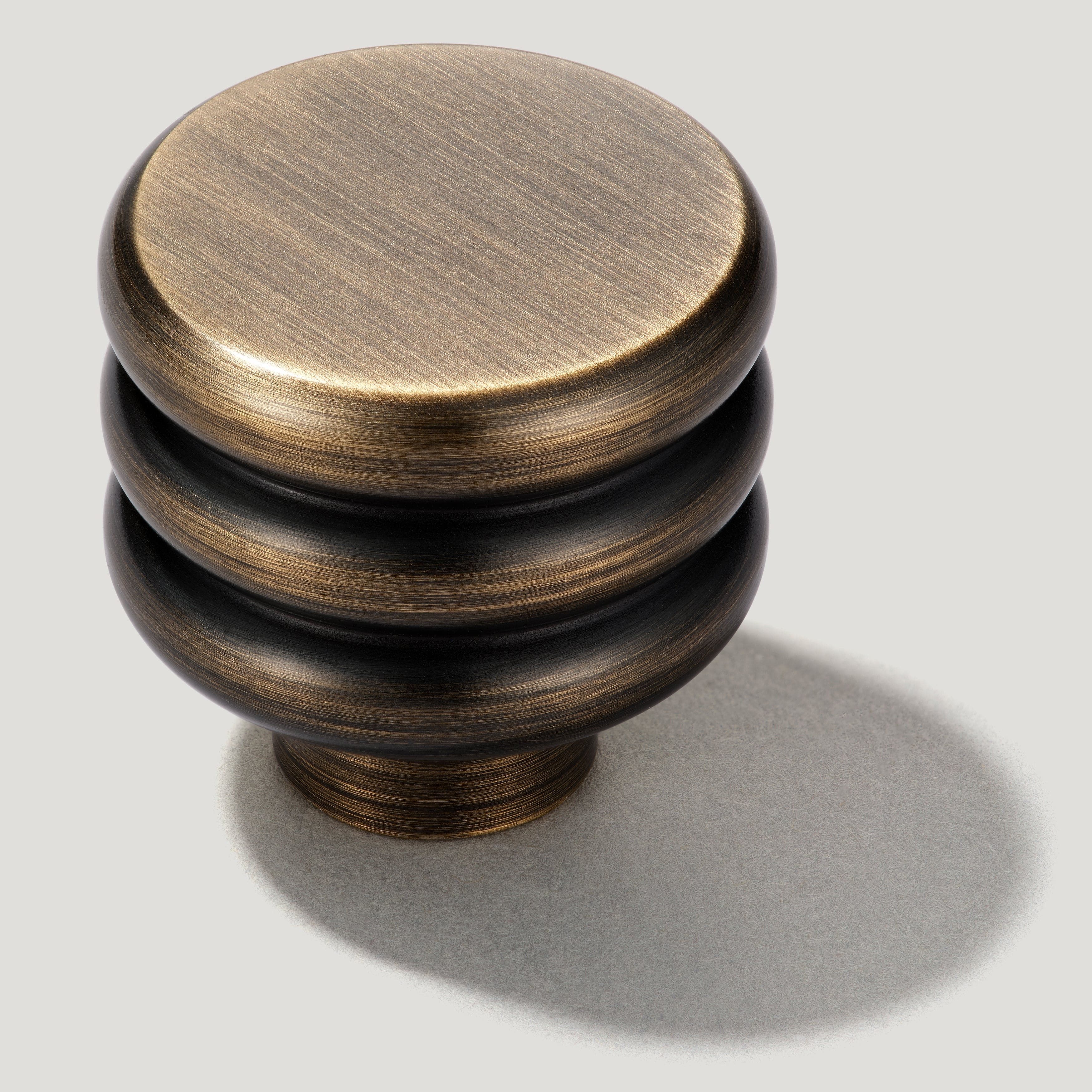ALVA Cabinet Knob - Antique Brass - Image 5