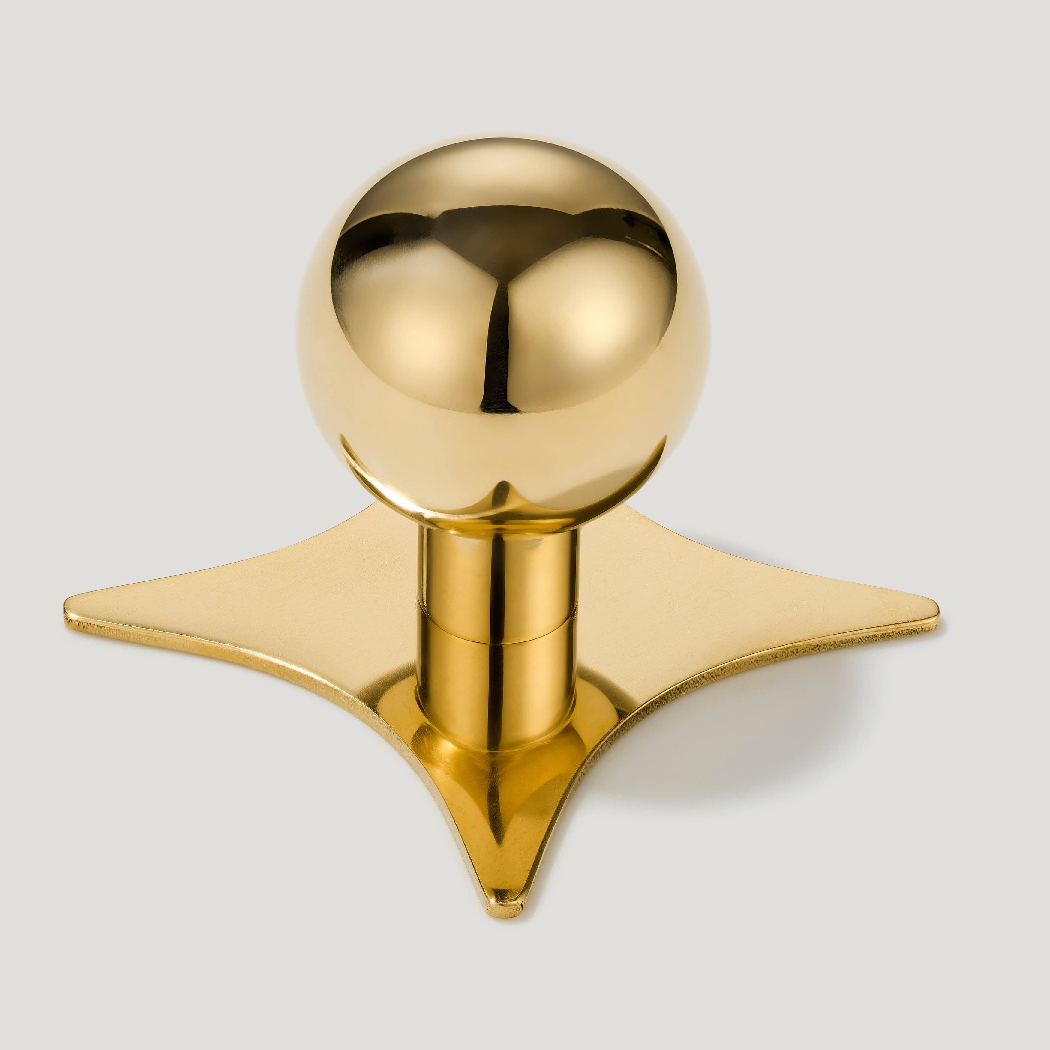 BOBBIN Ball Cabinet Knob - Unlacquered Brass - Image 10