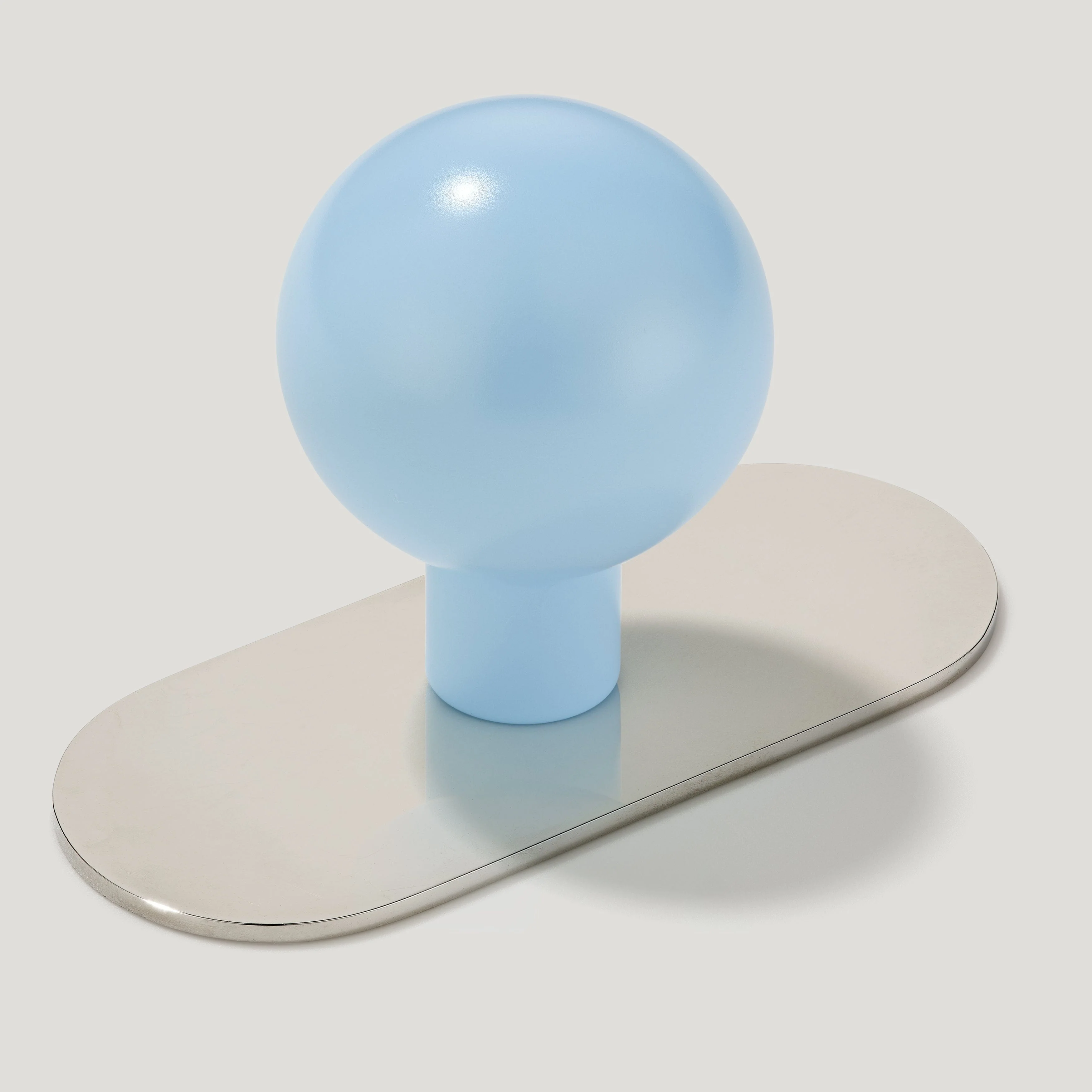 BOBBIN Ball Cabinet Knob - Light Blue - Image 4