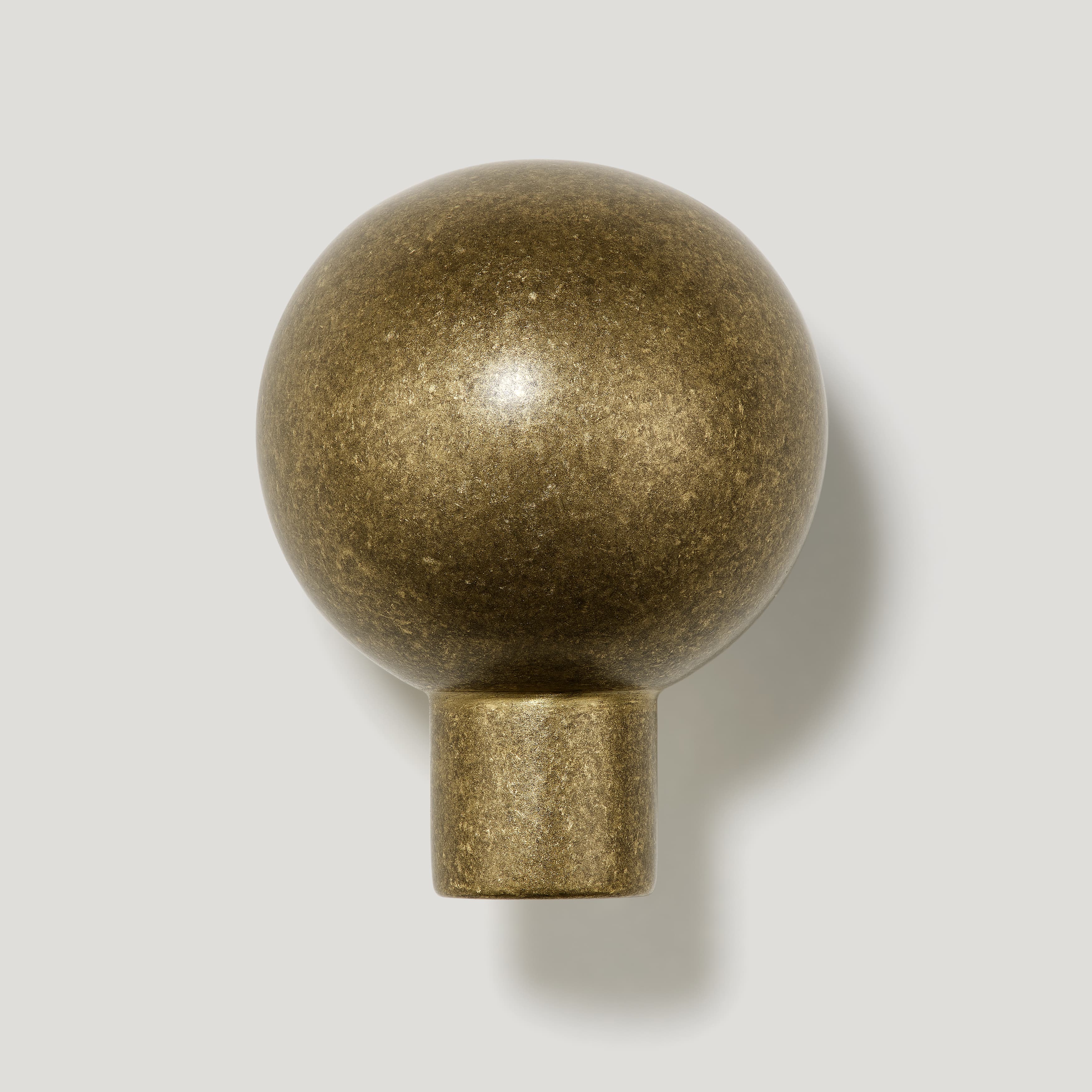 BOBBIN Single Fixing Hook - Aged Brass - Image 3