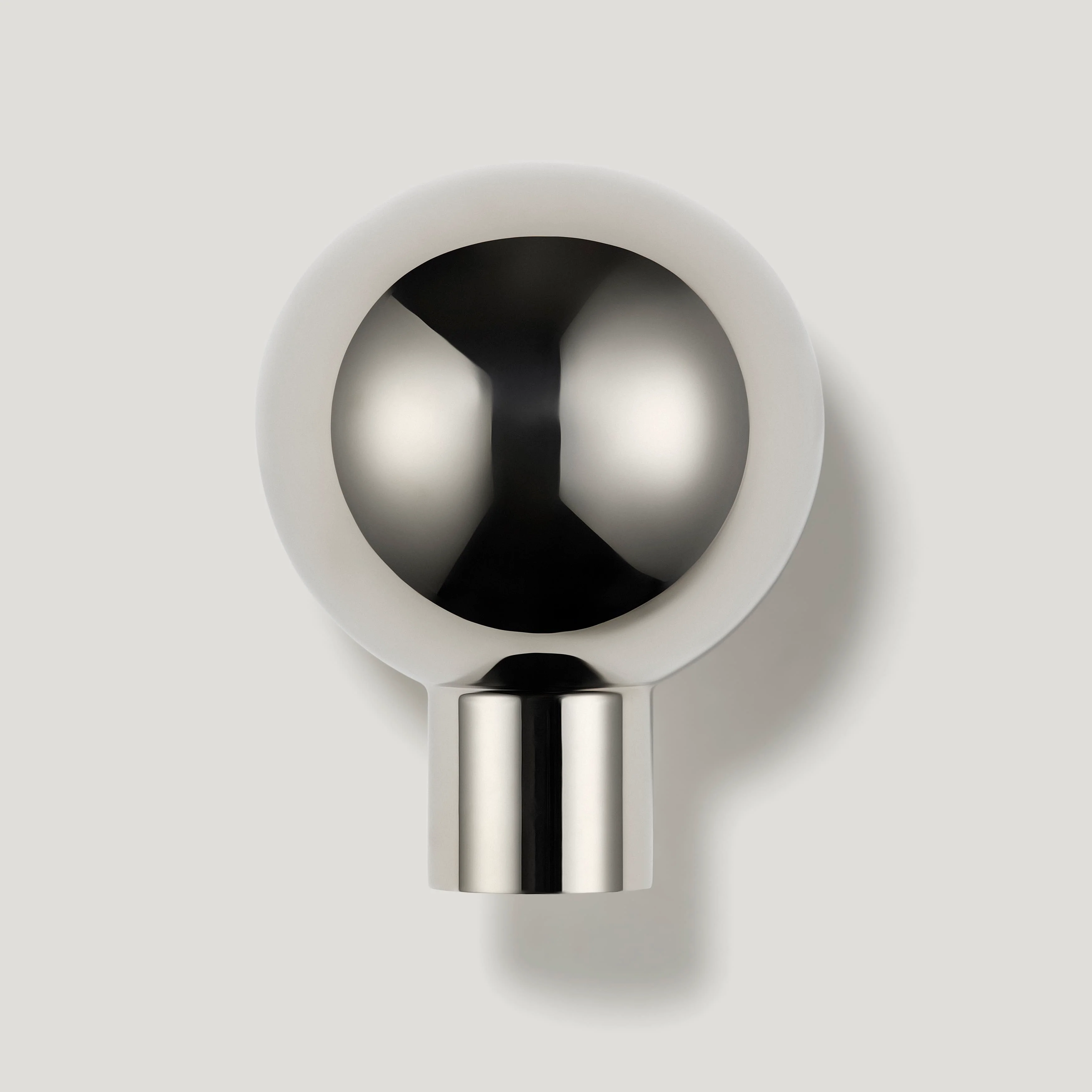 BOBBIN Single Fixing Hook - Polished Nickel - Image 3