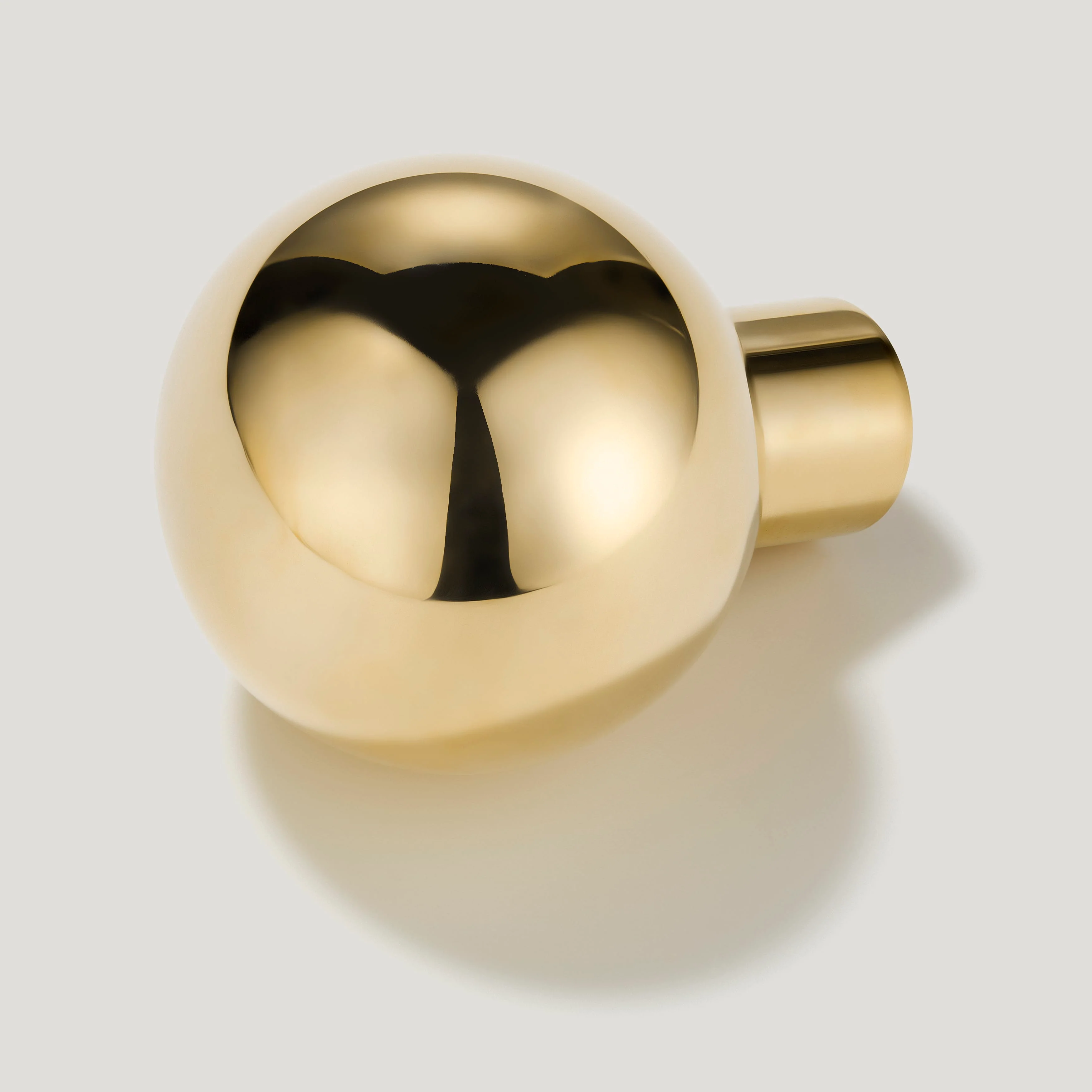 BOBBIN Single Fixing Hook - Unlacquered Brass - Image 2