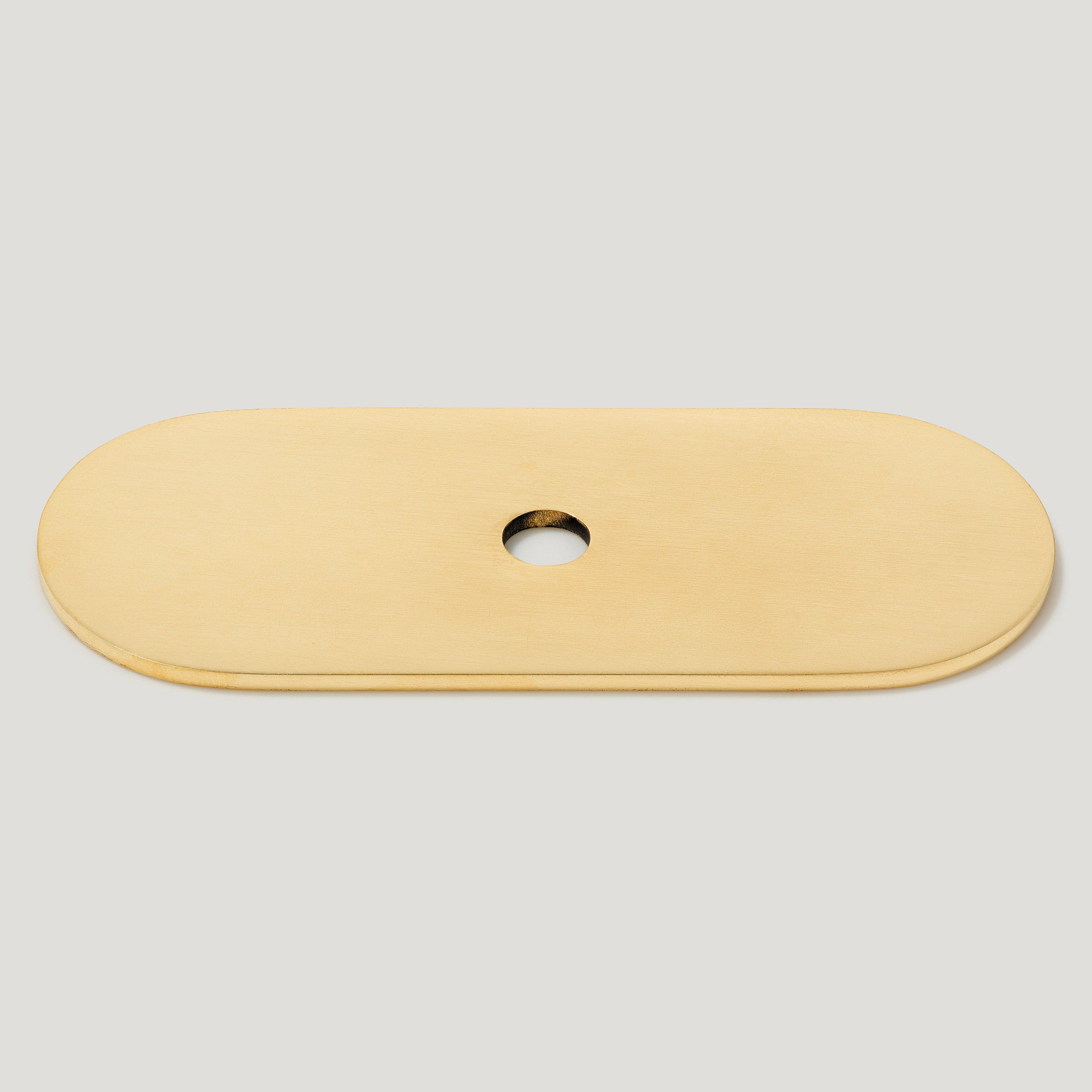COHEN Knob Backplate - Unlacquered Brass - Image 3