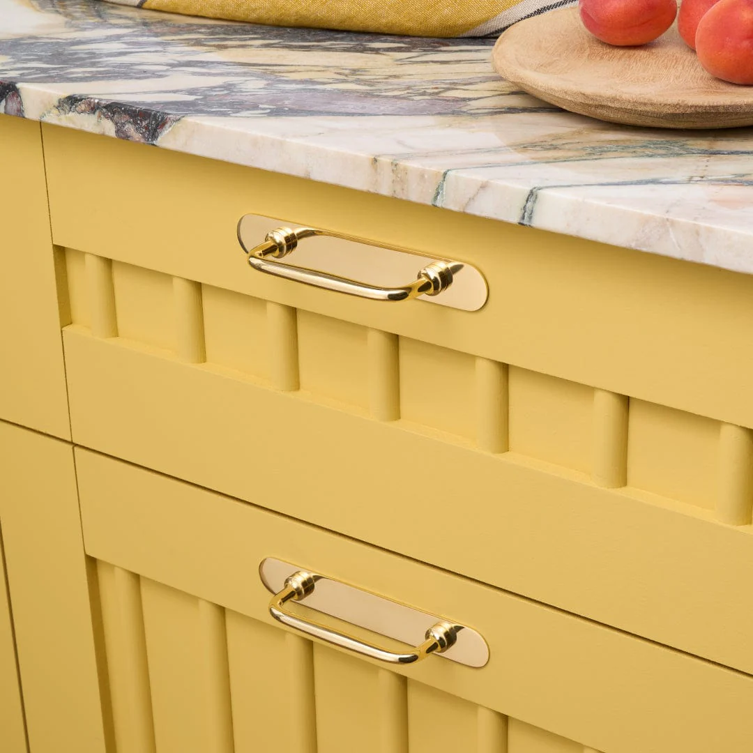 COHEN Pull Backplate - Unlacquered Brass - Image 4