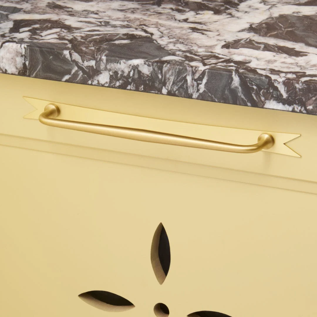 ELIZA Ribbon Pull Backplate - Brass - Image 4