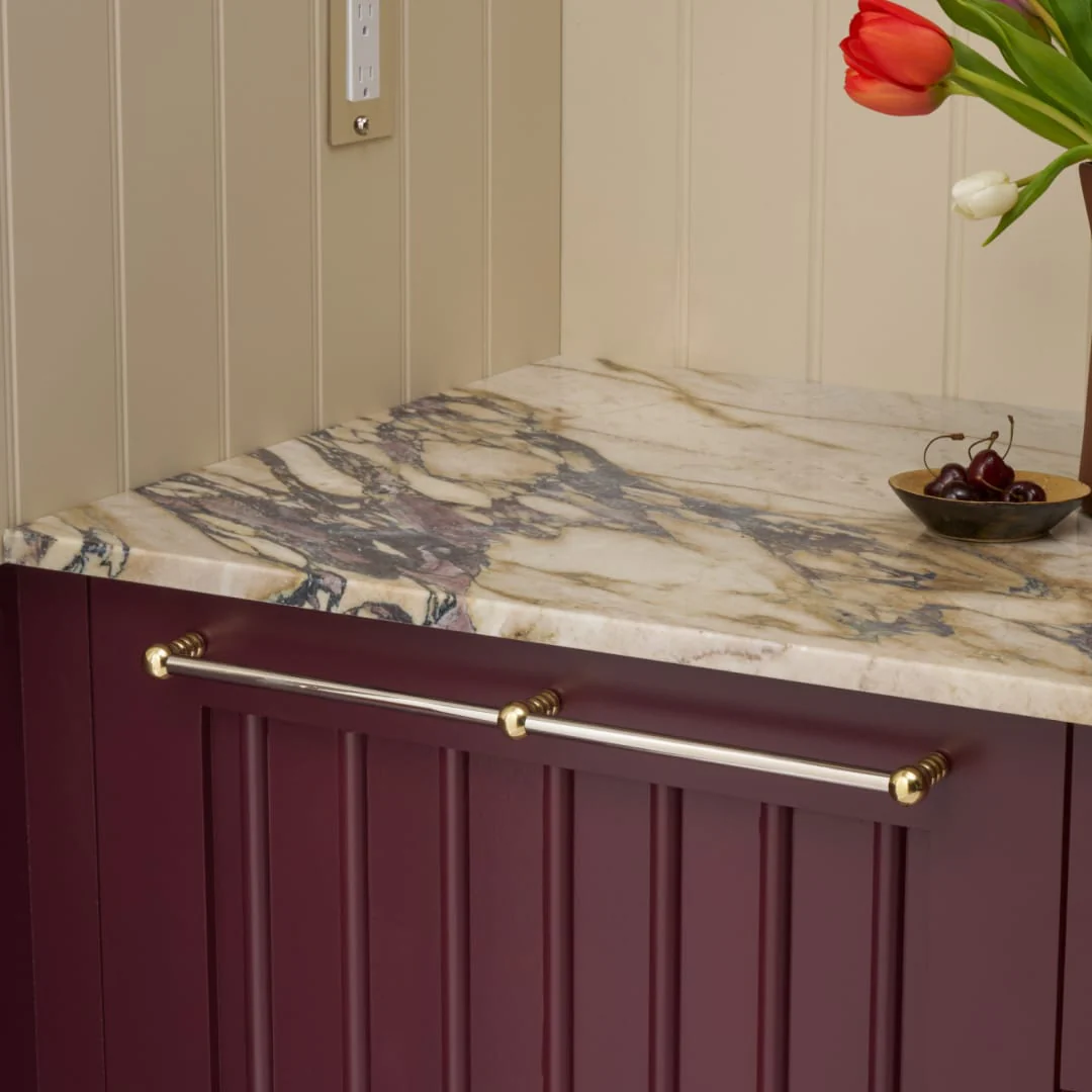 ESBEN Appliance Pull - Polished Nickel & Unlacquered Brass - Image 2