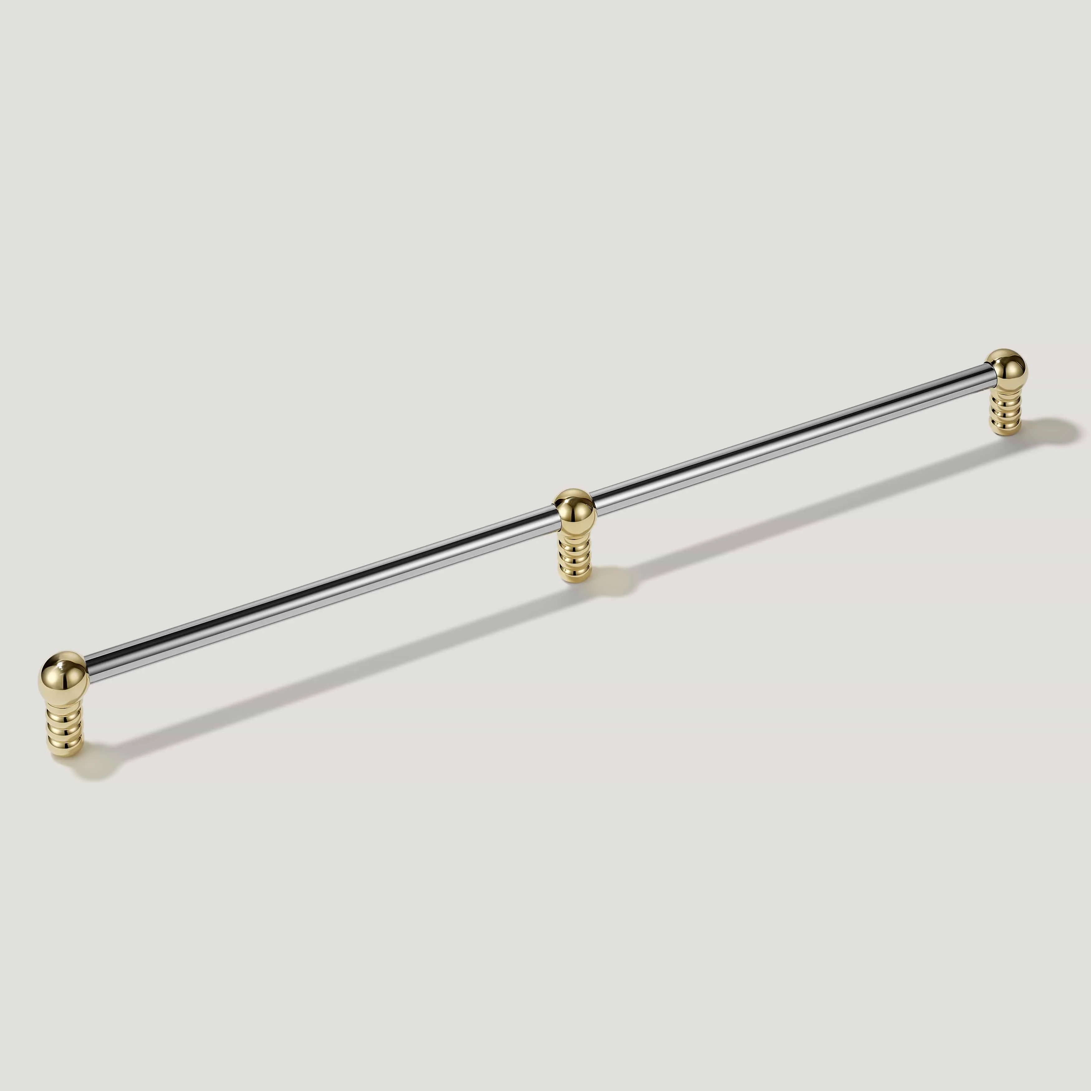 ESBEN Appliance Pull - Polished Nickel & Unlacquered Brass - Image 3