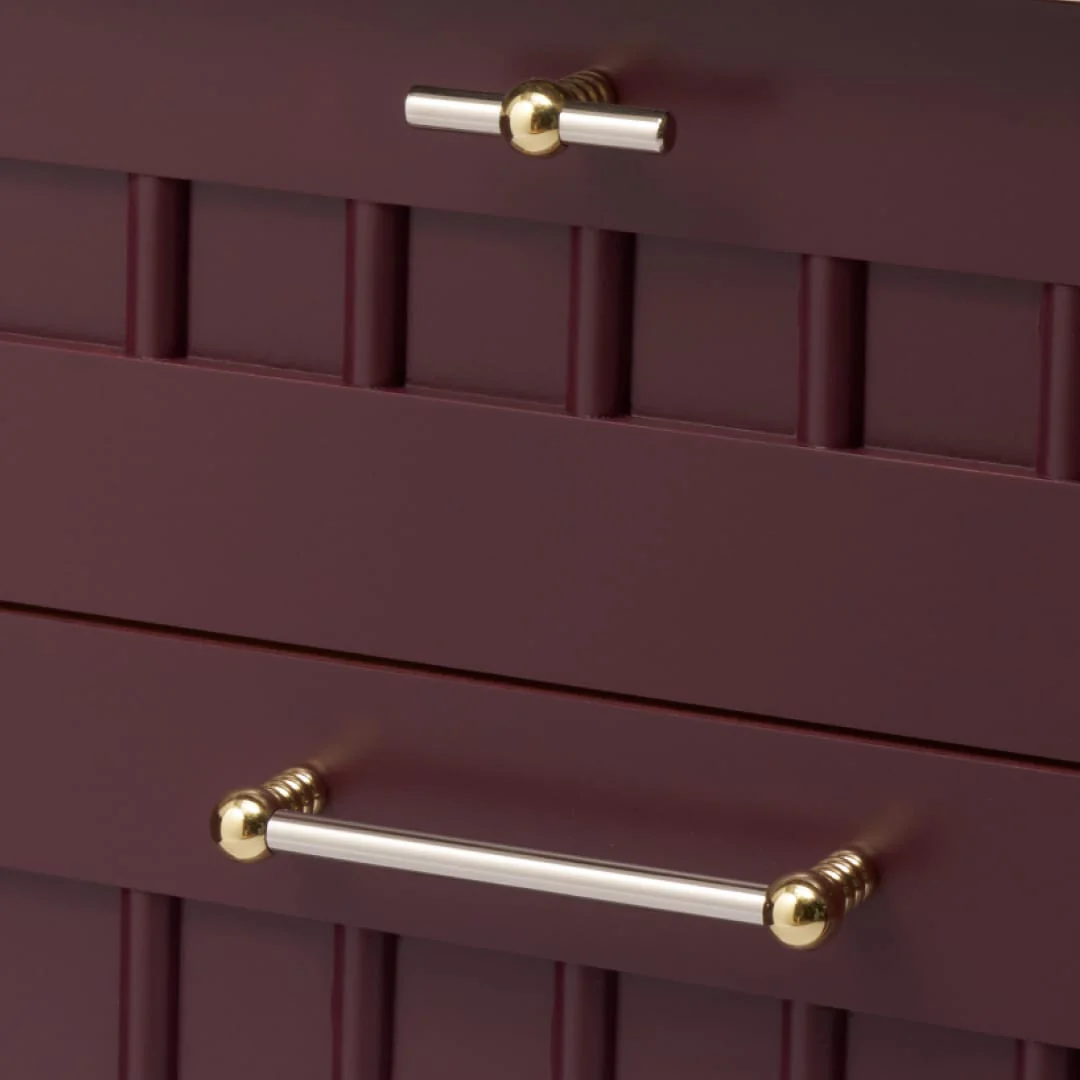 ESBEN Pull - Polished Nickel & Unlacquered Brass - Image 2