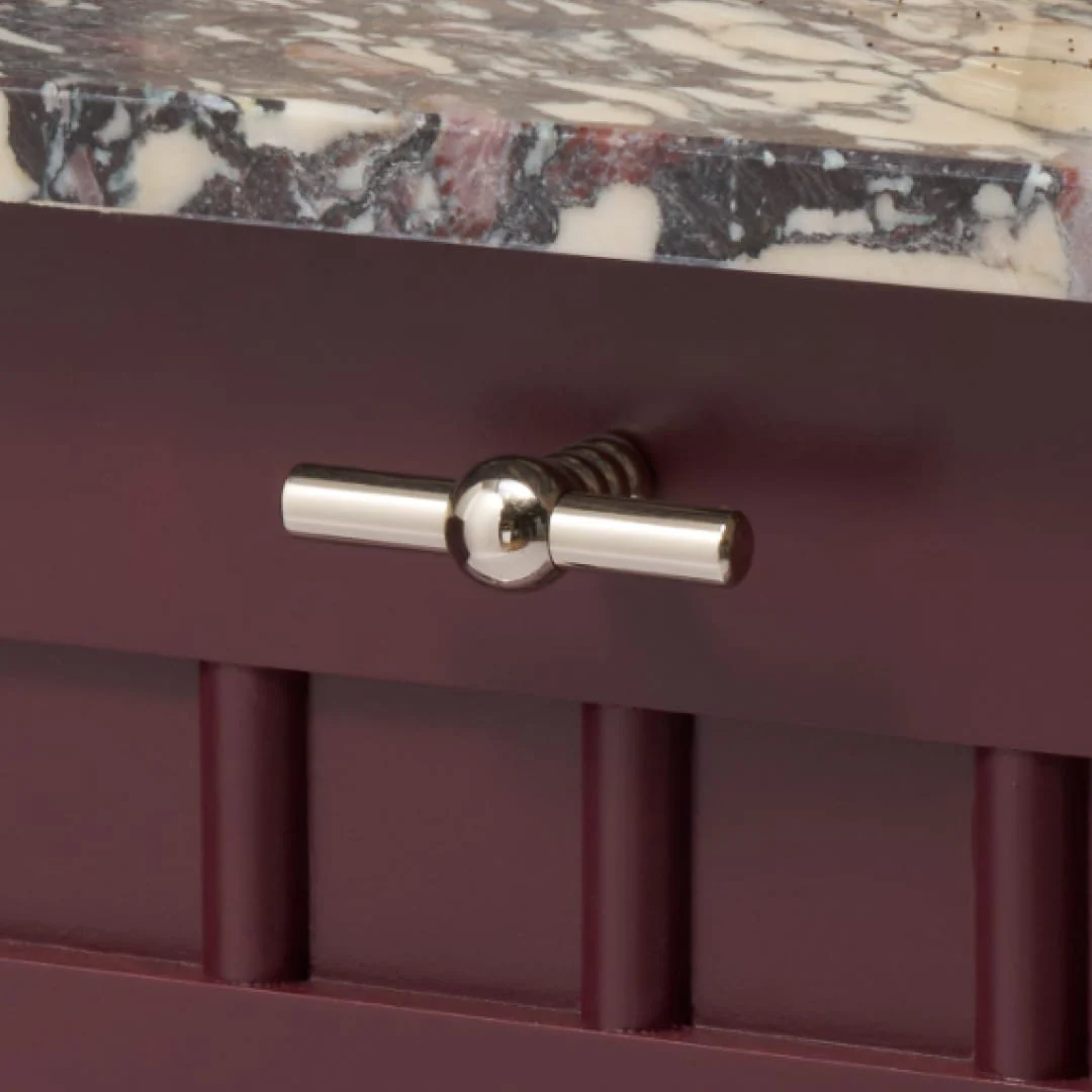 ESBEN Single T Pull - Polished Nickel - Image 2