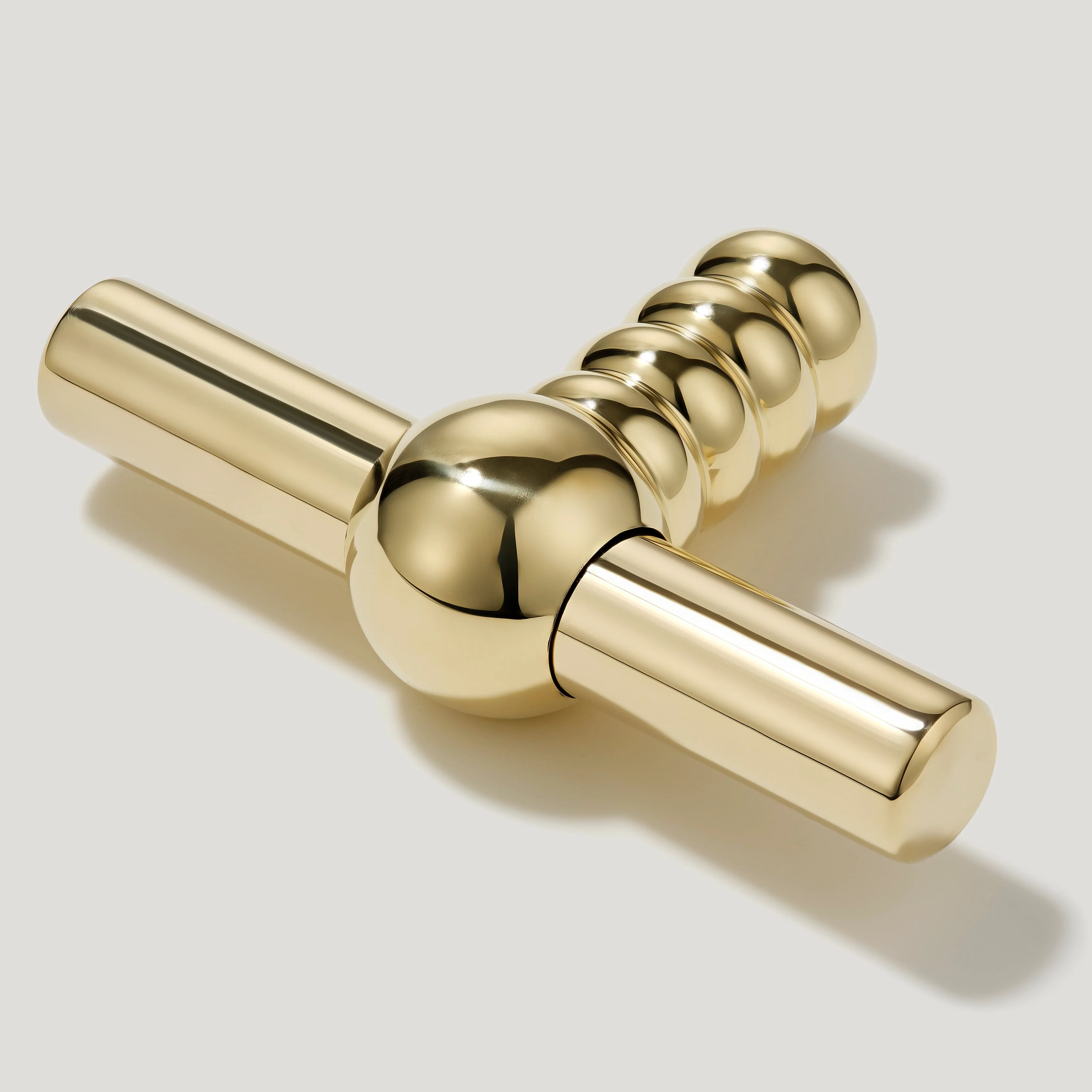 ESBEN Single T Pull - Unlacquered Brass - Image 3