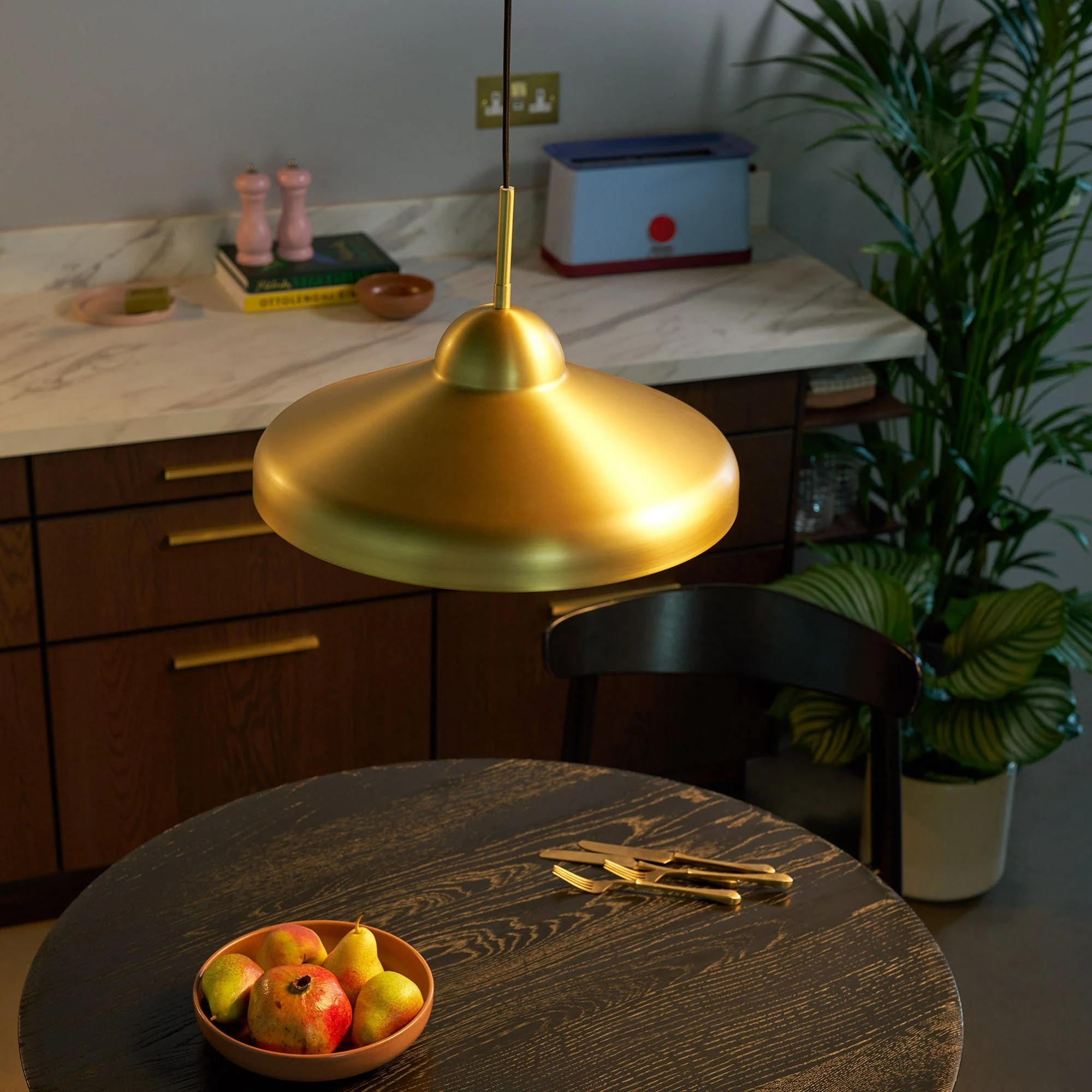 FREYA Pendant Ceiling Light - Brass - Image 5