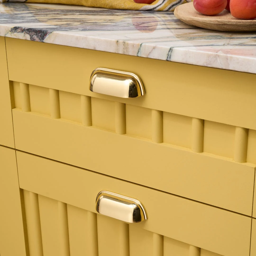 GRAYSON Cup Pull - Unlacquered Brass - Image 2