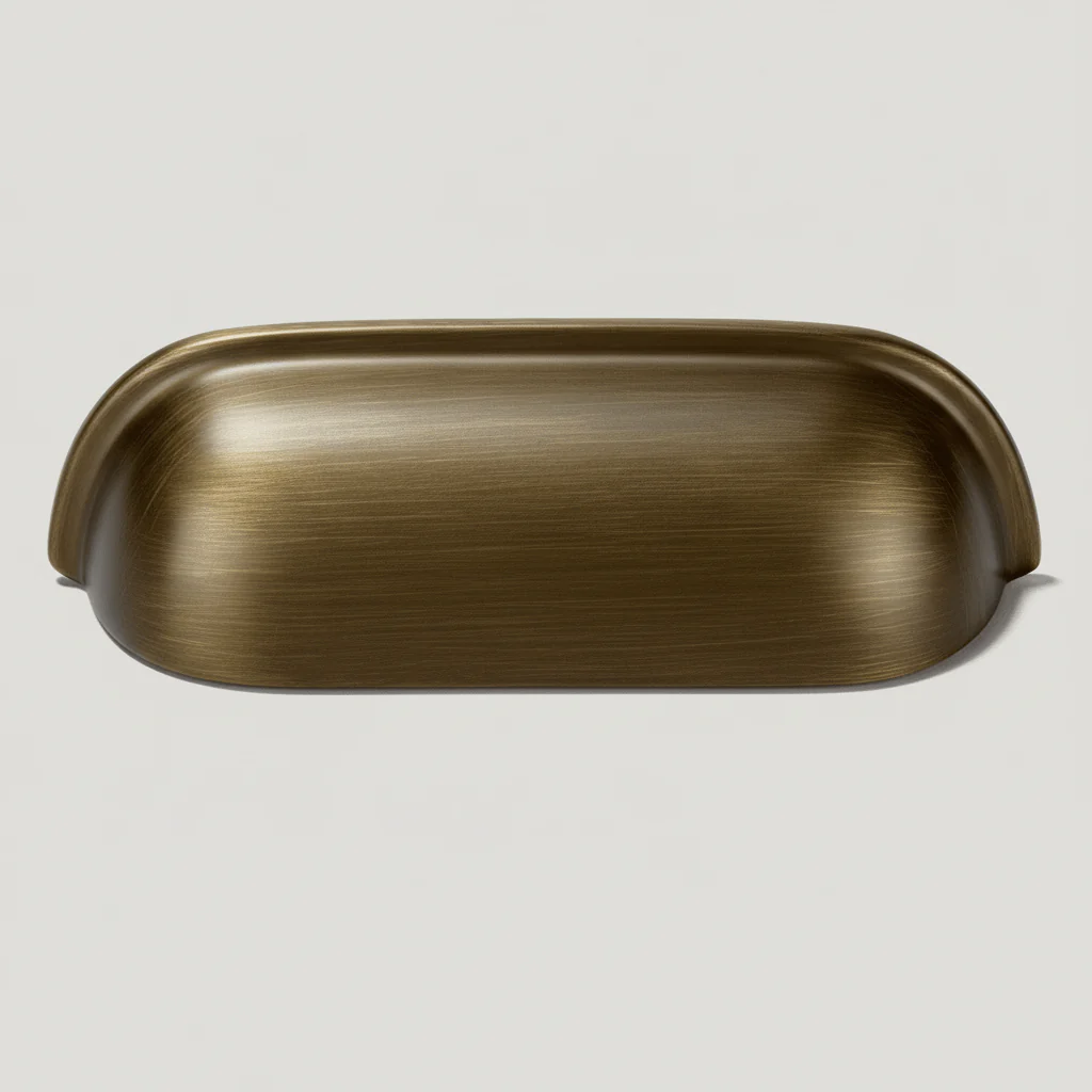 GRAYSON Cup Pull - Antique Brass - Image 3