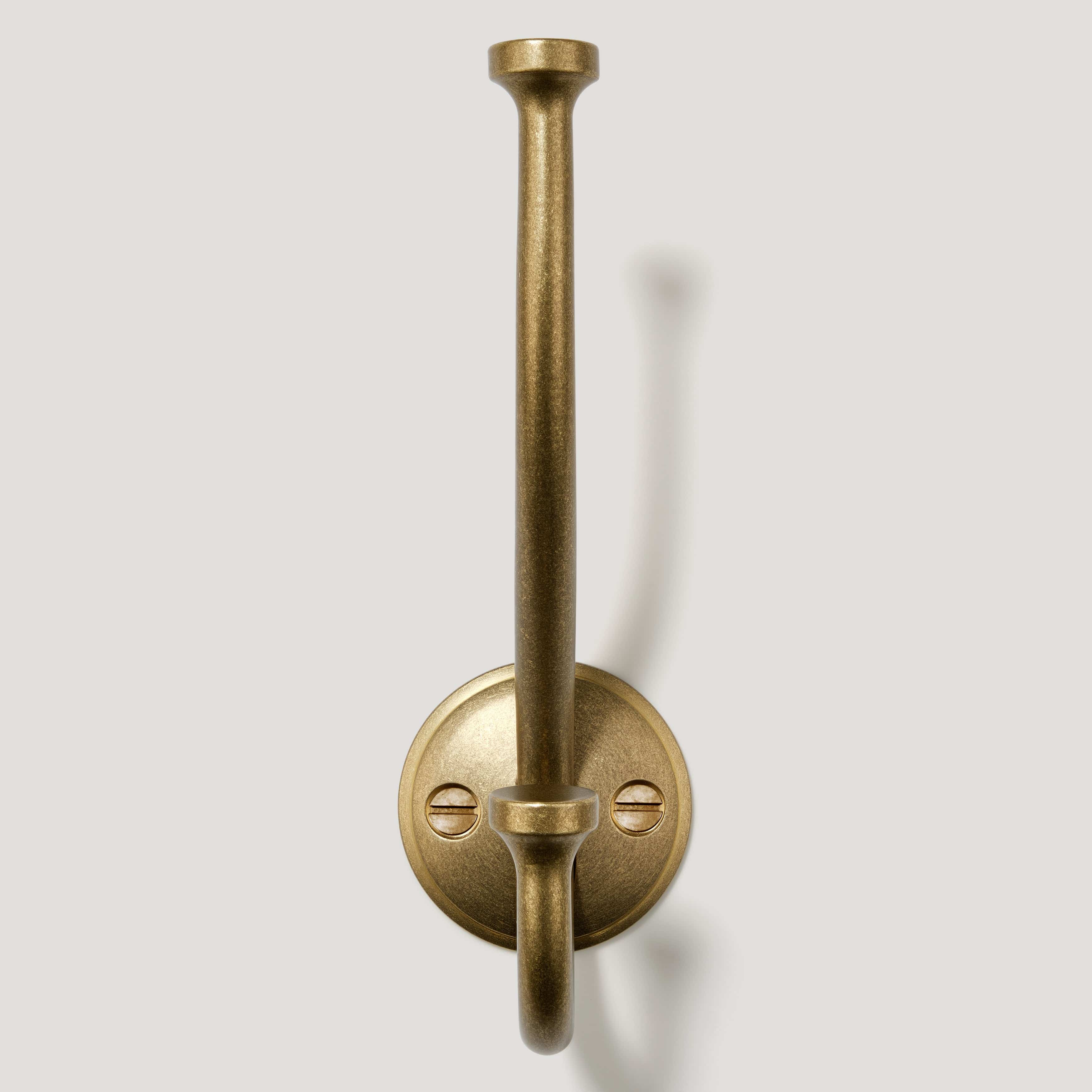 GRAYSON Double Hook - Aged Brass - Image 3