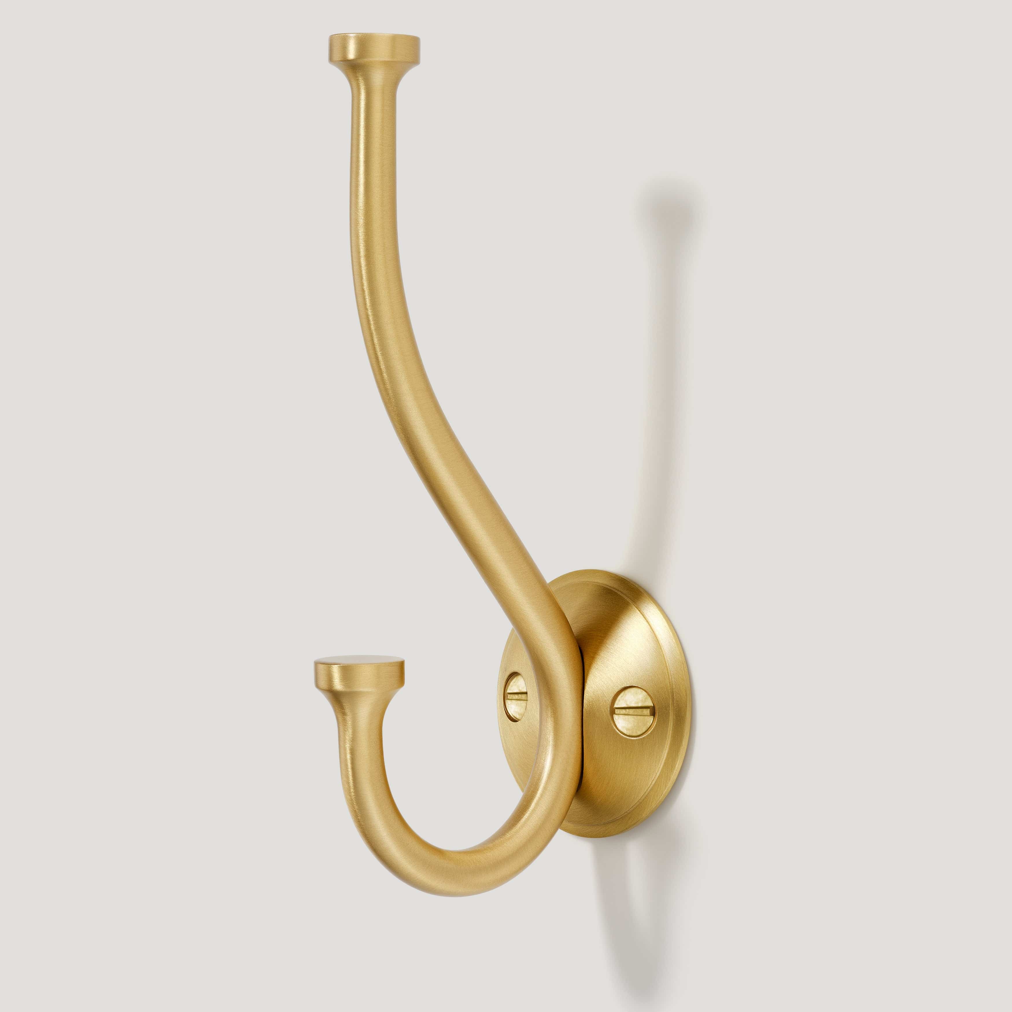 GRAYSON Double Hook - Brass