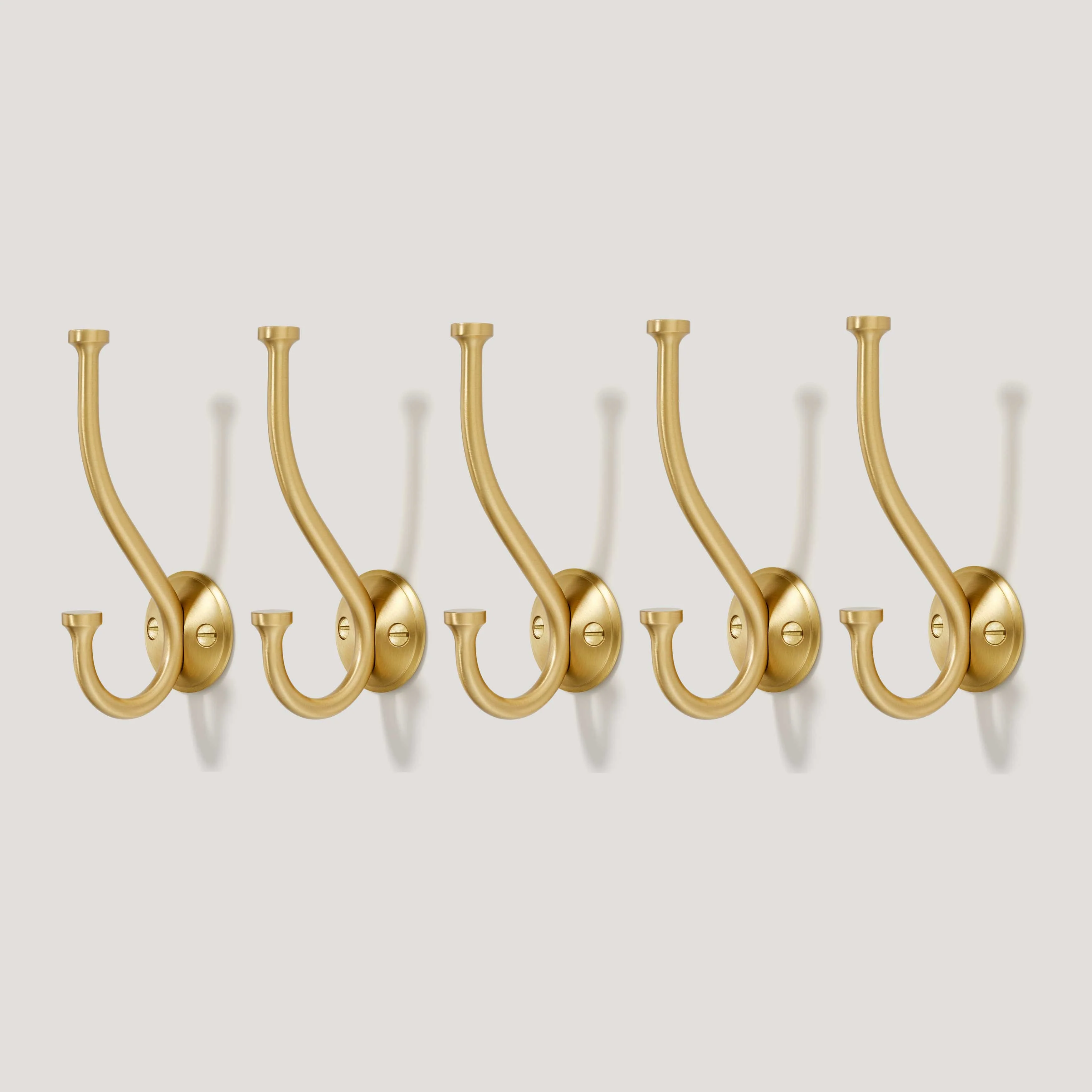 GRAYSON Double Hook - Brass - Image 4