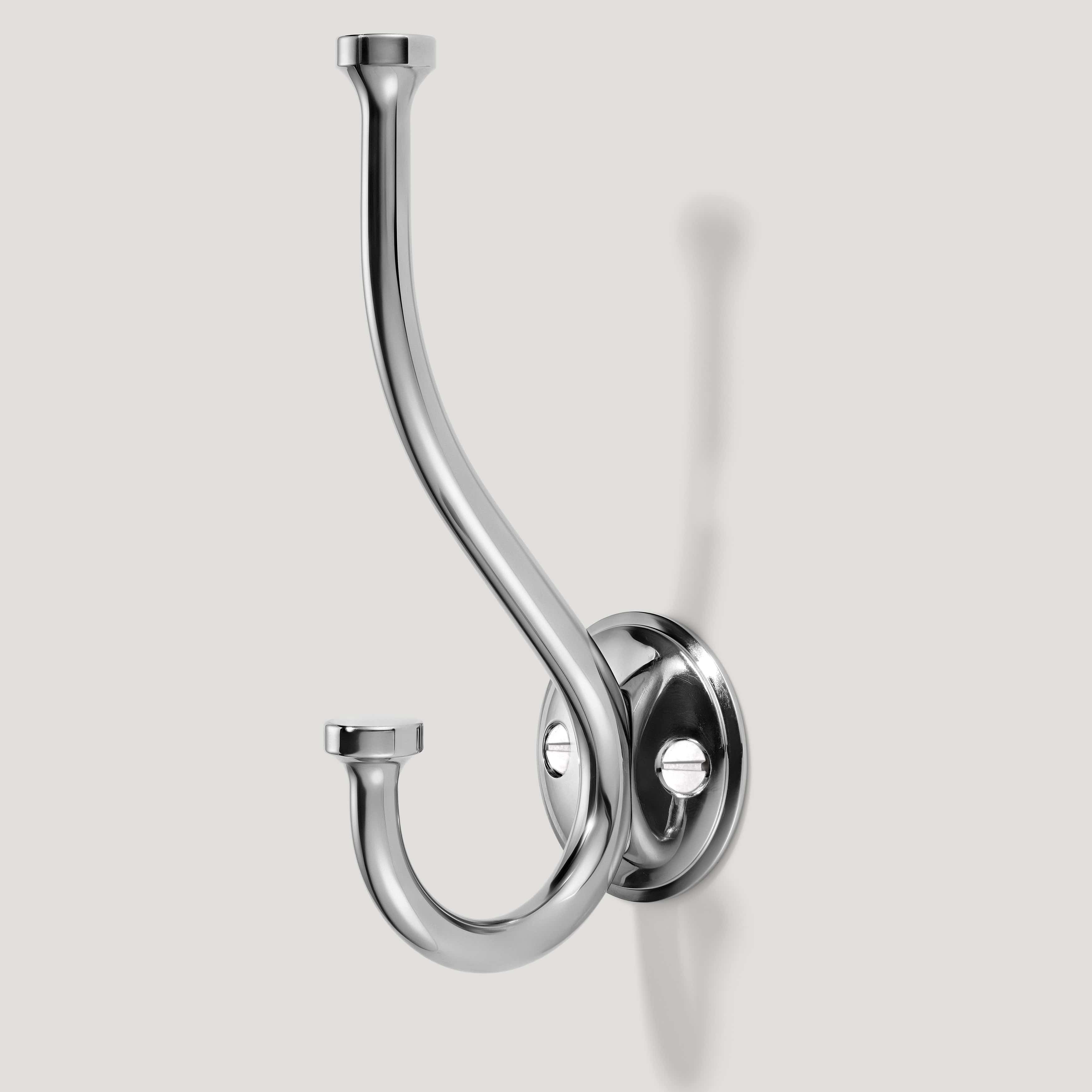 GRAYSON Double Hook - Polished Nickel