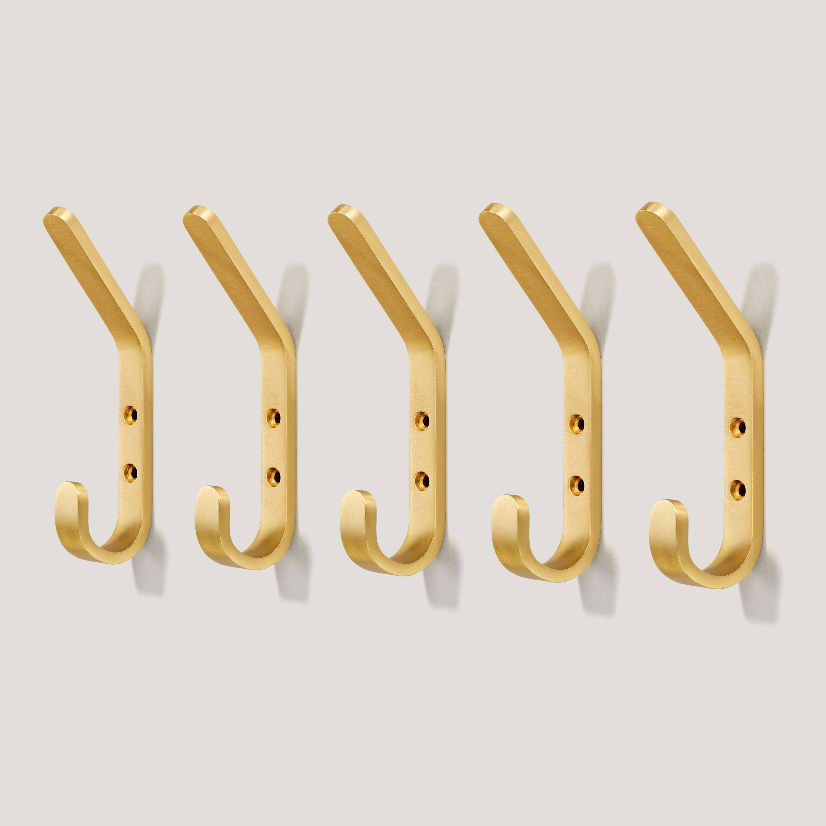 HOFFMAN 3.5" Hook - Brass - Image 3