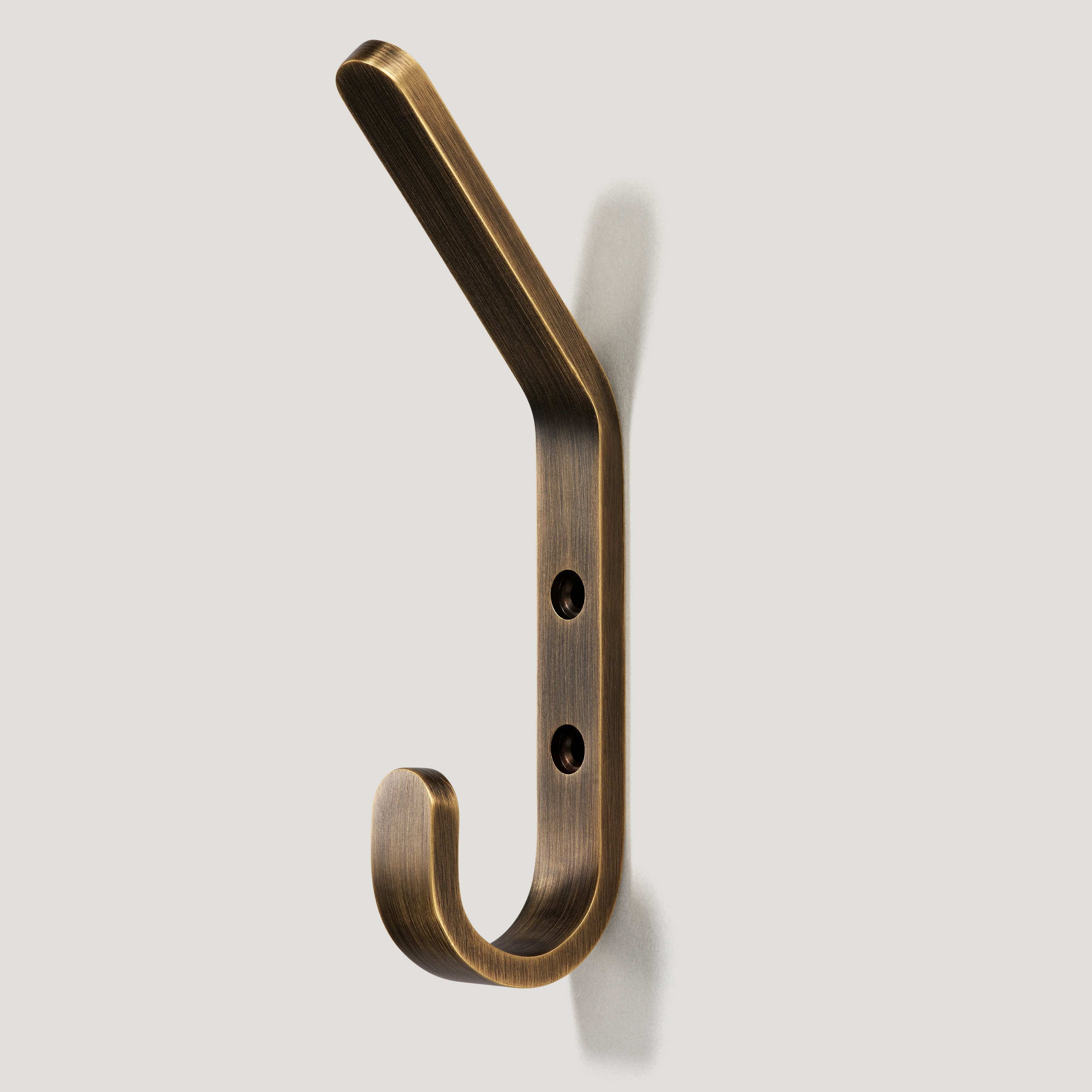 HOFFMAN 6" Hook - Antique Brass