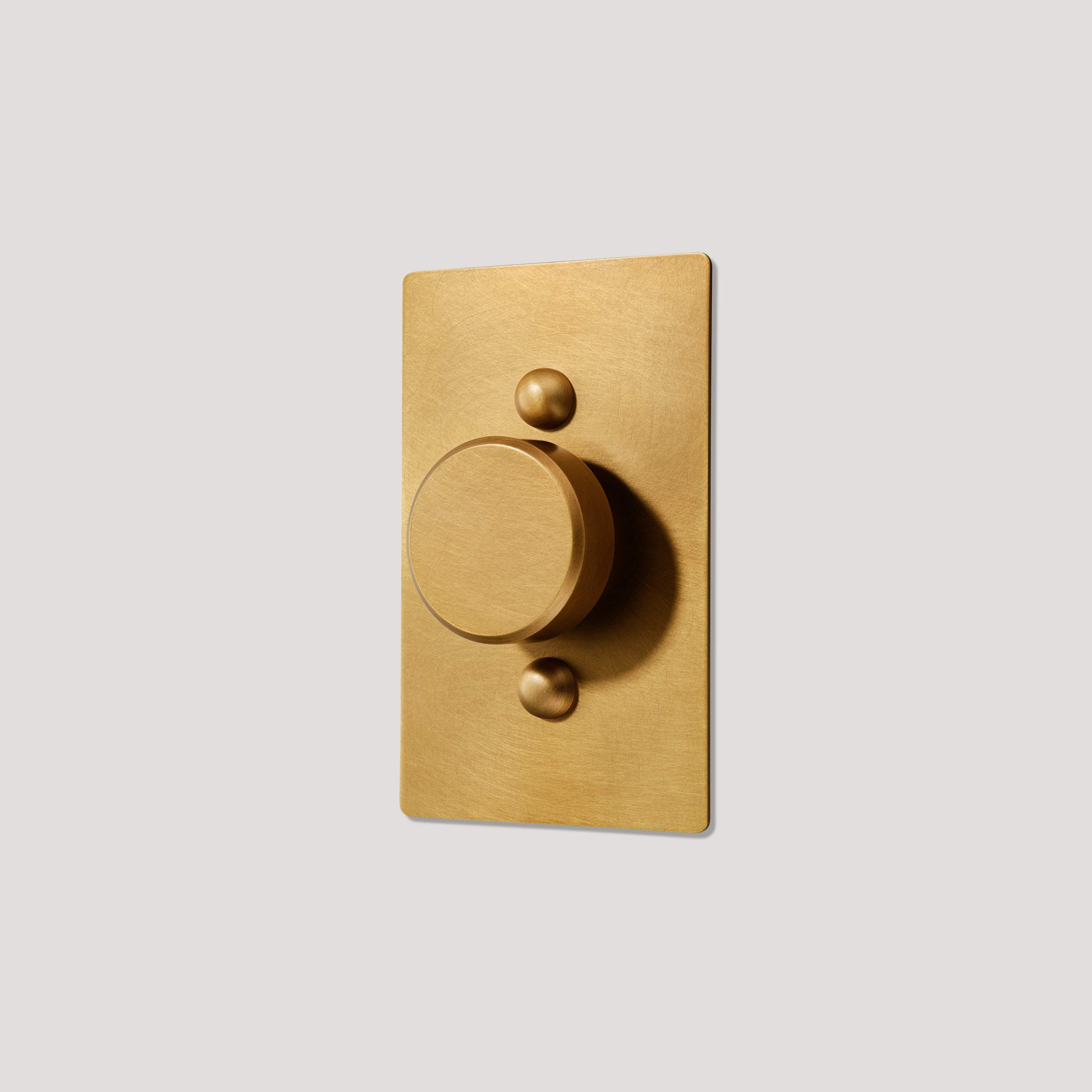 JASPER 1G Dimmer Light Switch - Heirloom Brass - Image 3
