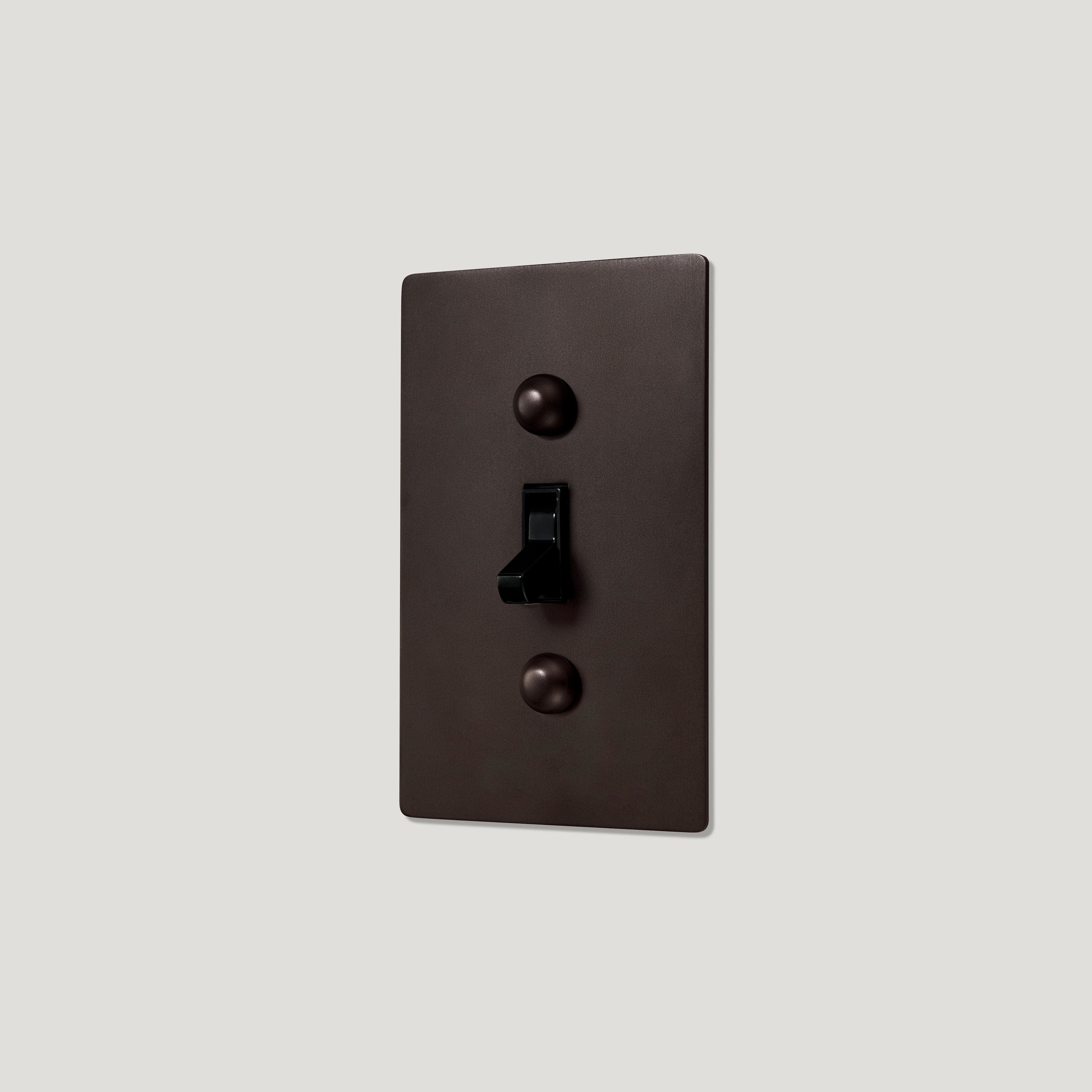 JASPER 1G Toggle Light Switch - Blackened Bronze - Image 3