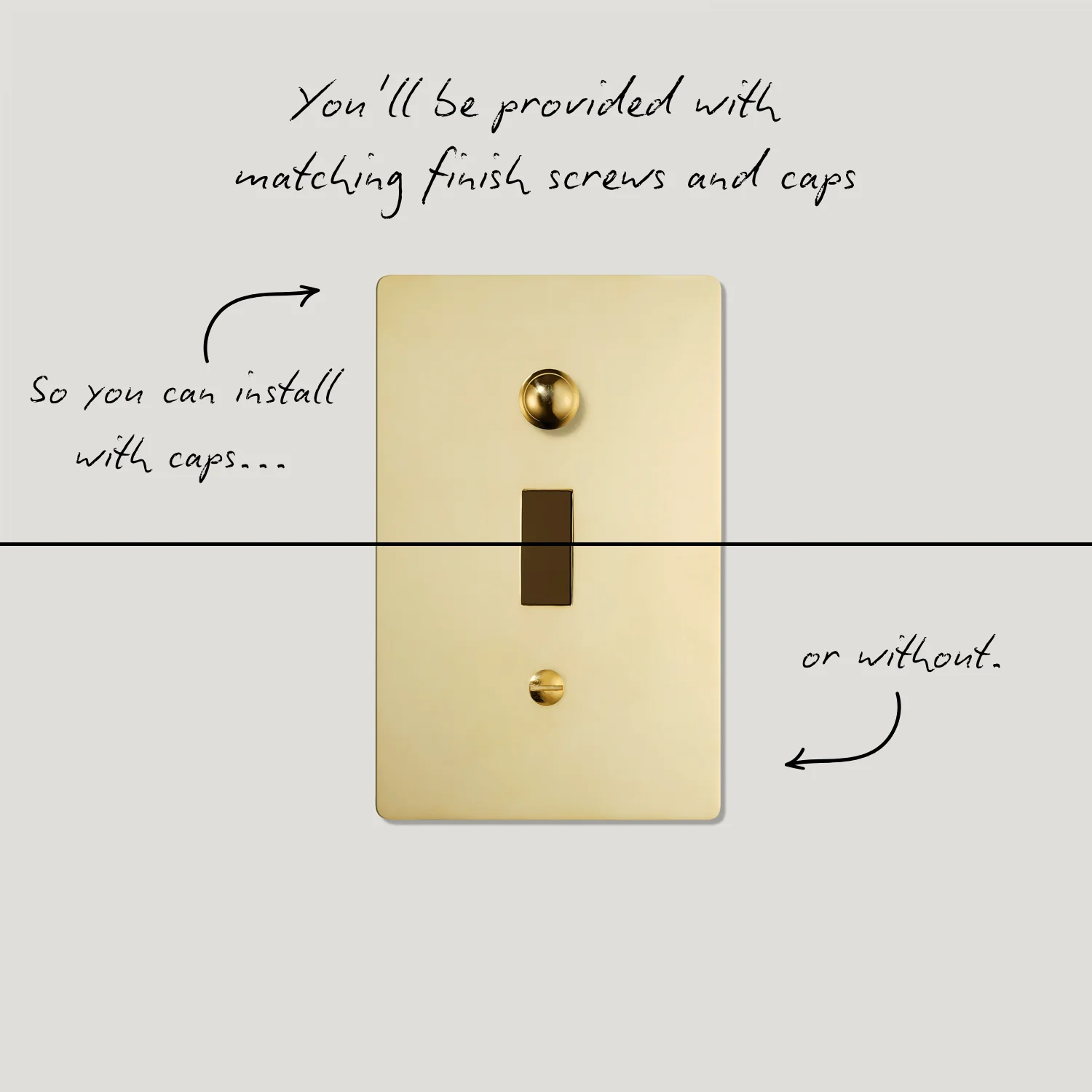 JASPER 2G Toggle Light Switch - Unlacquered Brass - Image 3