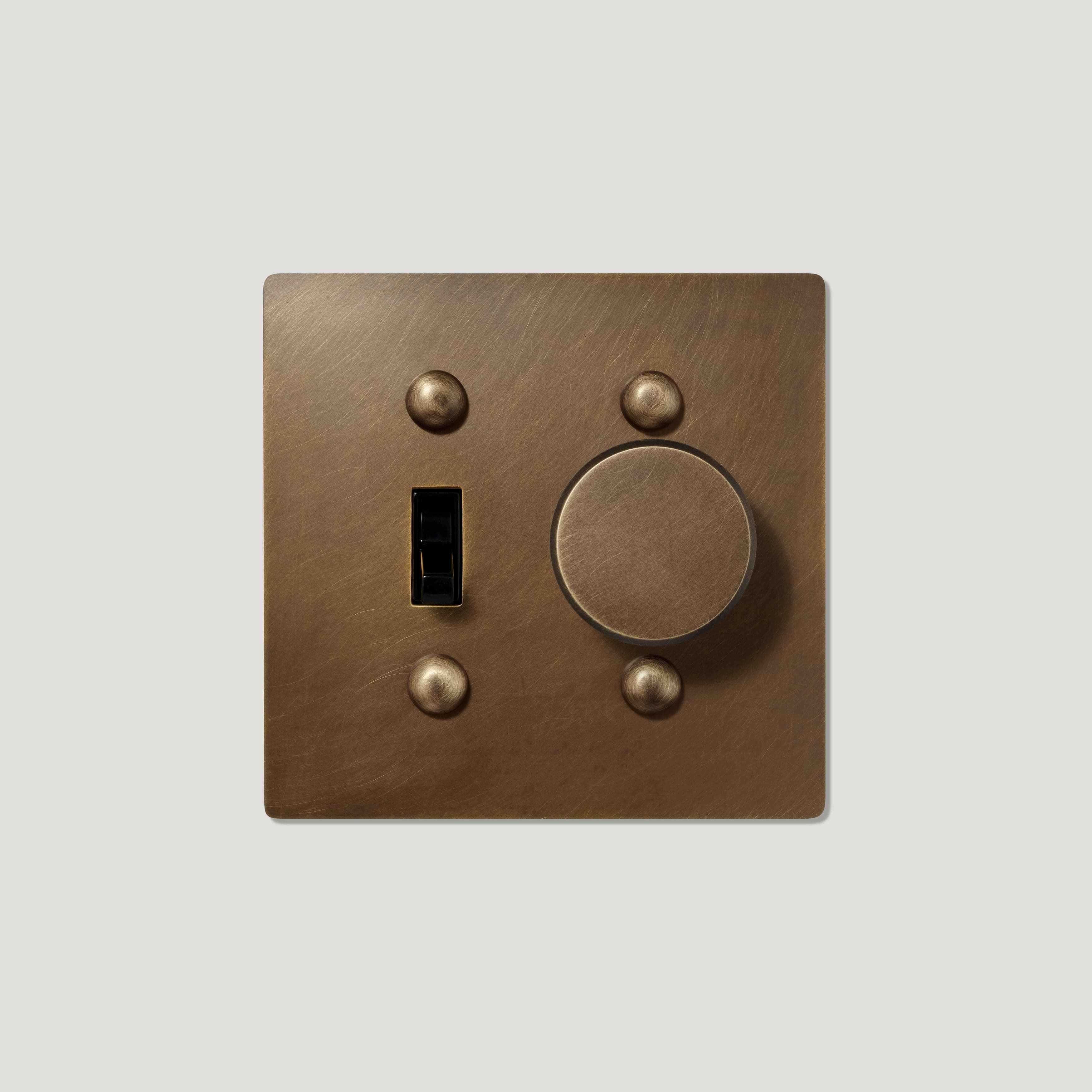 JASPER 2G Toggle Light Switch & Dimmer - Antique Brass