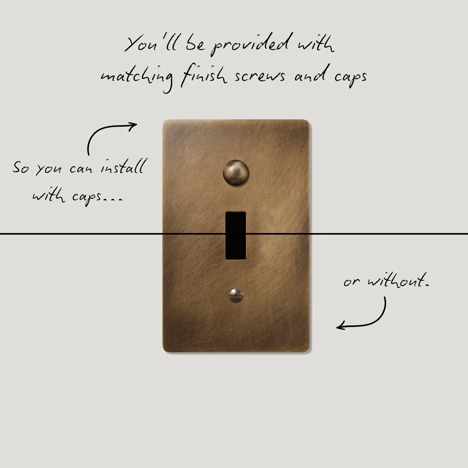 JASPER 2G Toggle Light Switch & Dimmer - Antique Brass - Image 2
