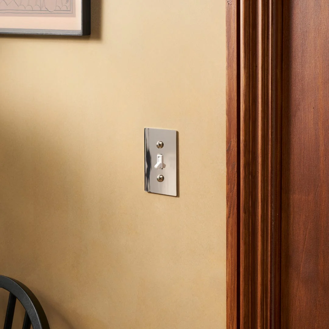 JASPER 1G Toggle Light Switch - Polished Nickel - Image 2
