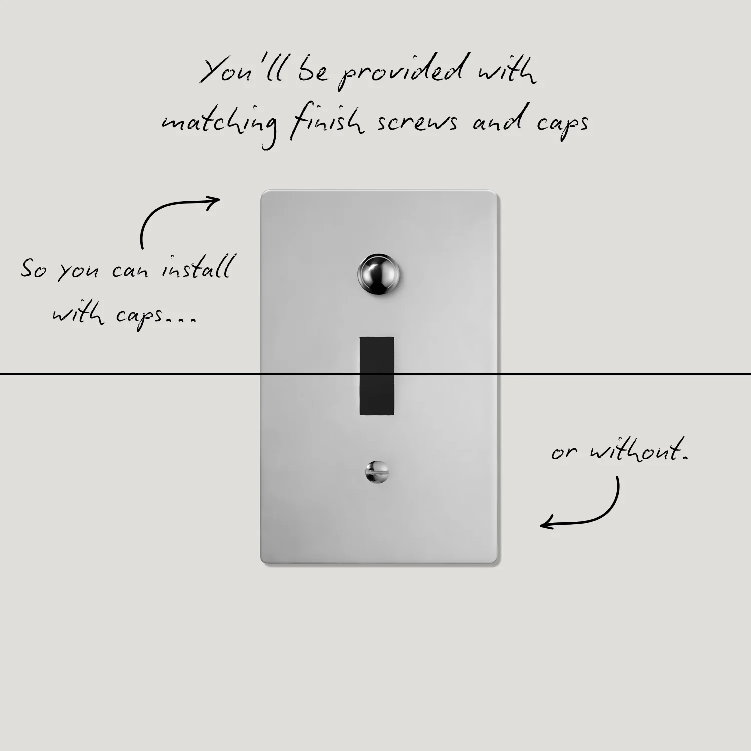 JASPER 1G Toggle Light Switch - Polished Nickel - Image 4