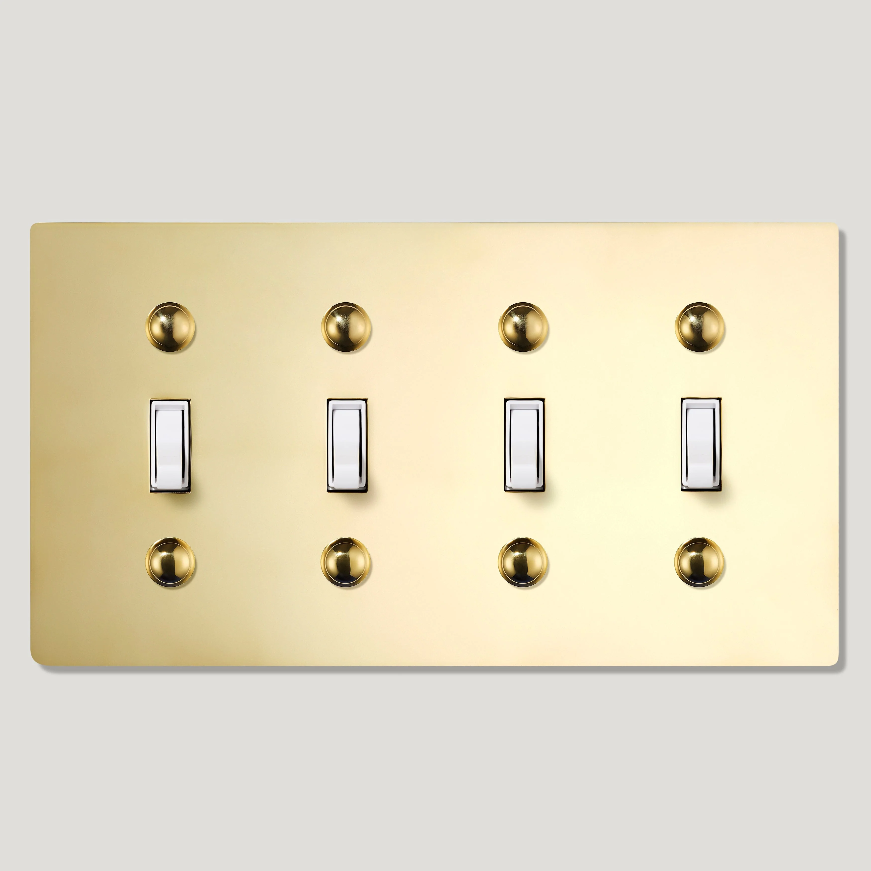 JASPER 4G Toggle Light Switch - Unlacquered Brass