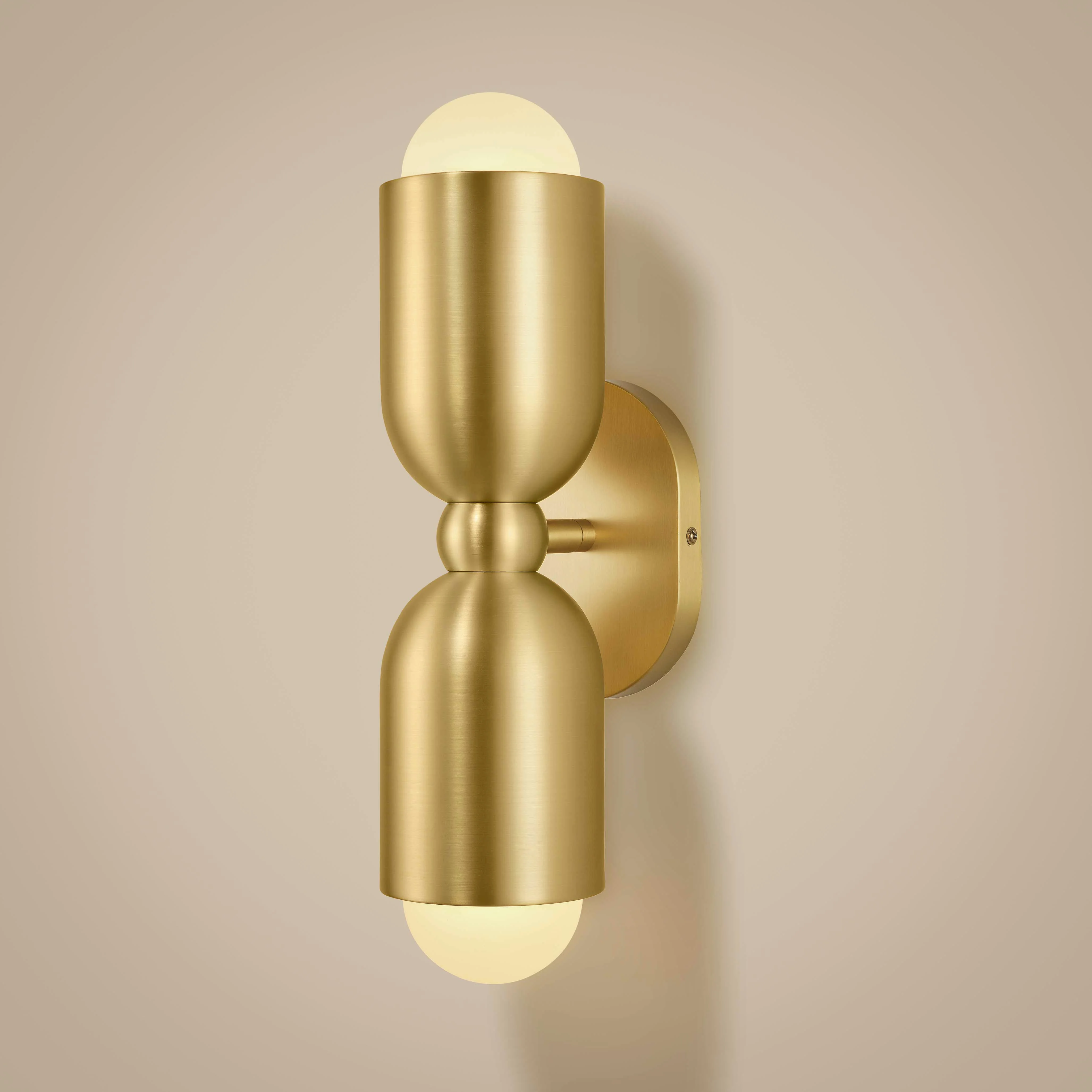JENSEN Double Wall Sconce - Brass - Image 3