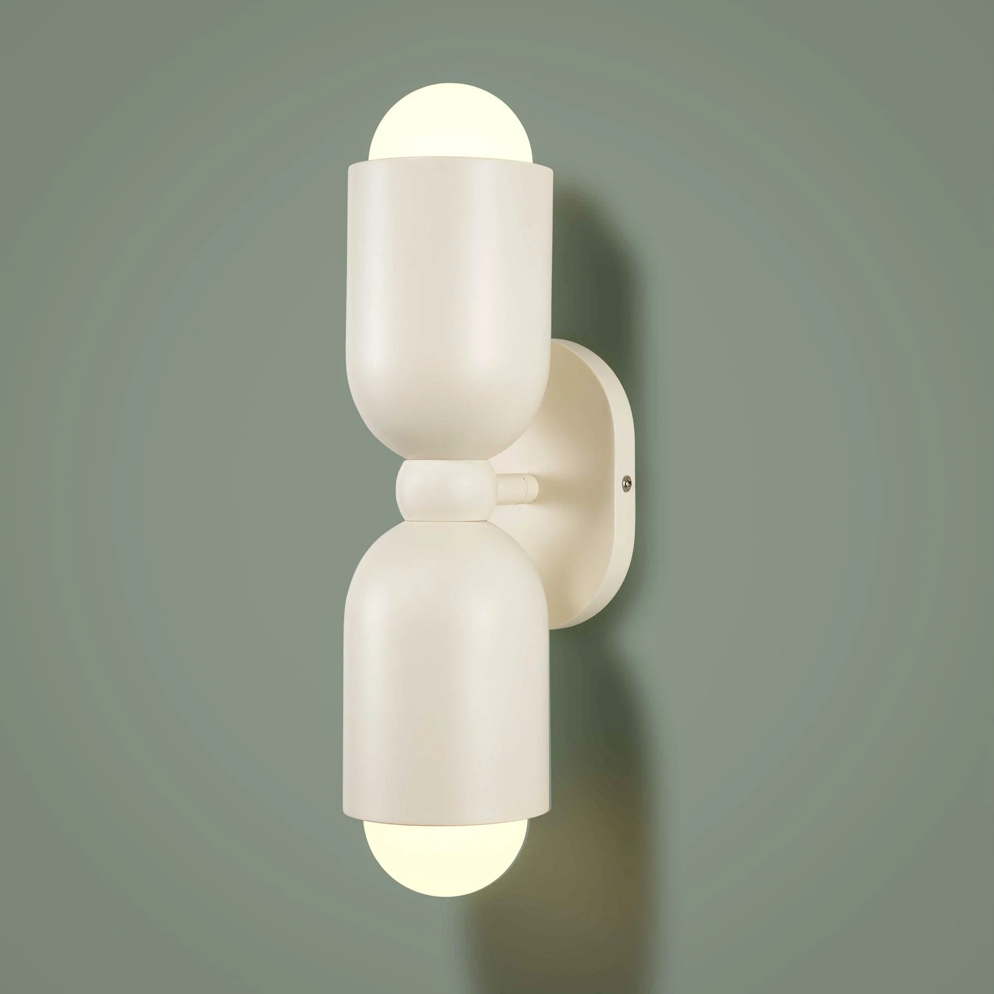 JENSEN Double Wall Sconce - Cream - Image 3