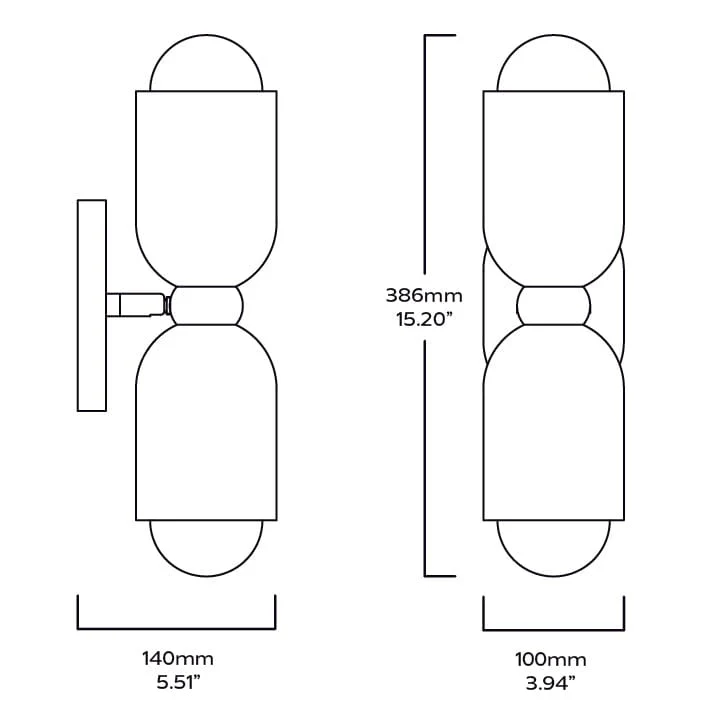 JENSEN Double Wall Sconce - Cream - Image 7