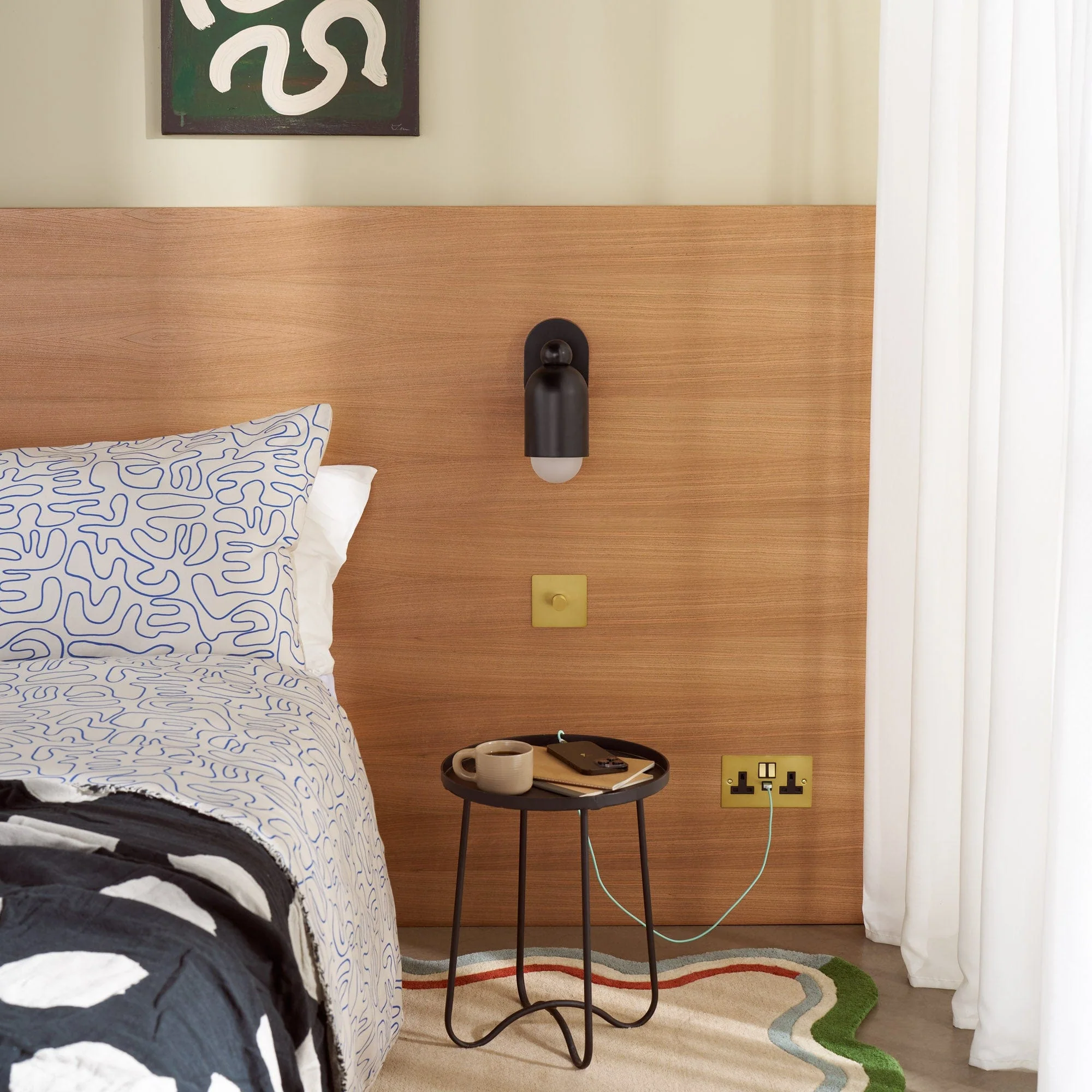 JENSEN Single Wall Sconce - Black - Image 6