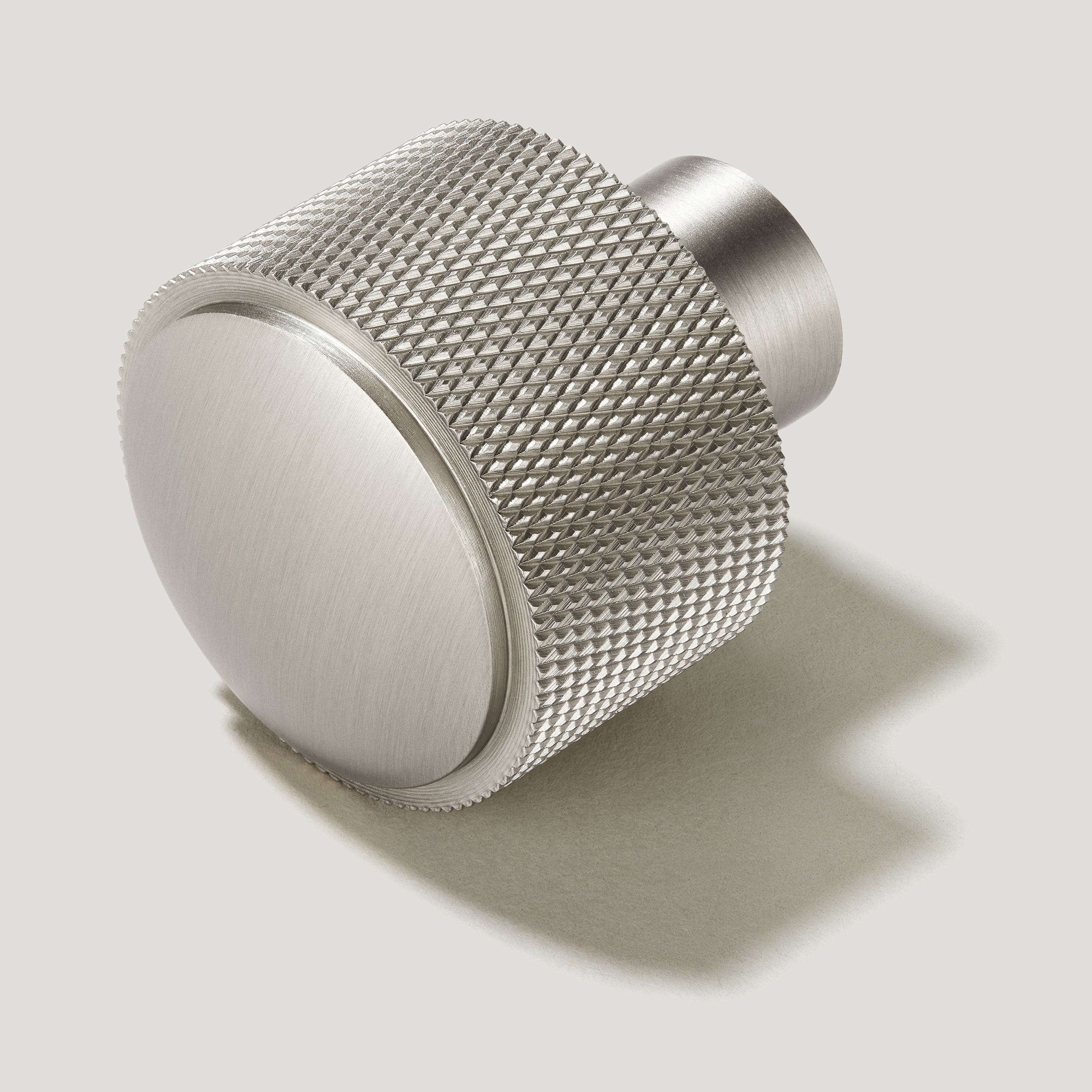 KEPLER Knurled Cabinet Knob - Stainless Steel