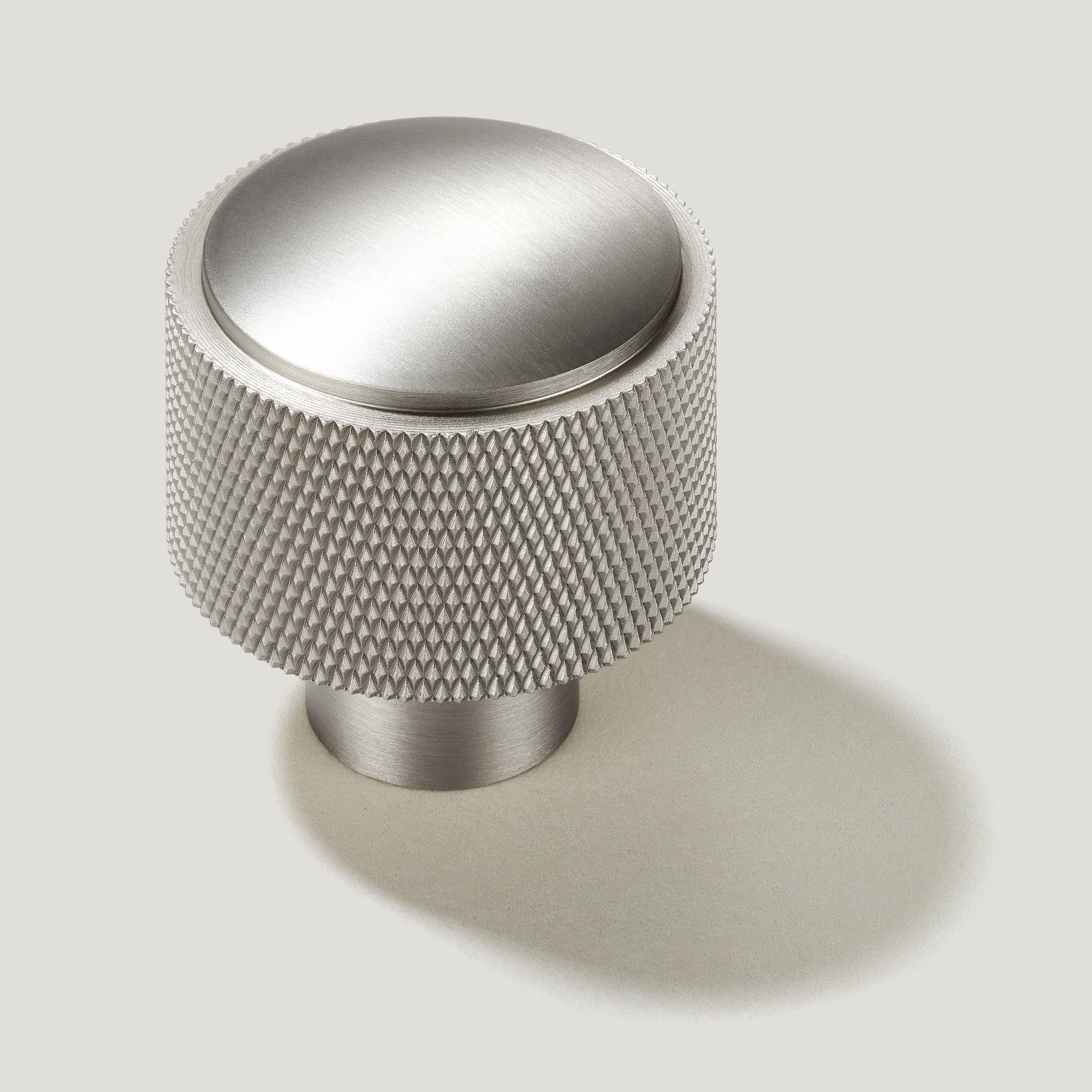 KEPLER Knurled Cabinet Knob - Stainless Steel - Image 2