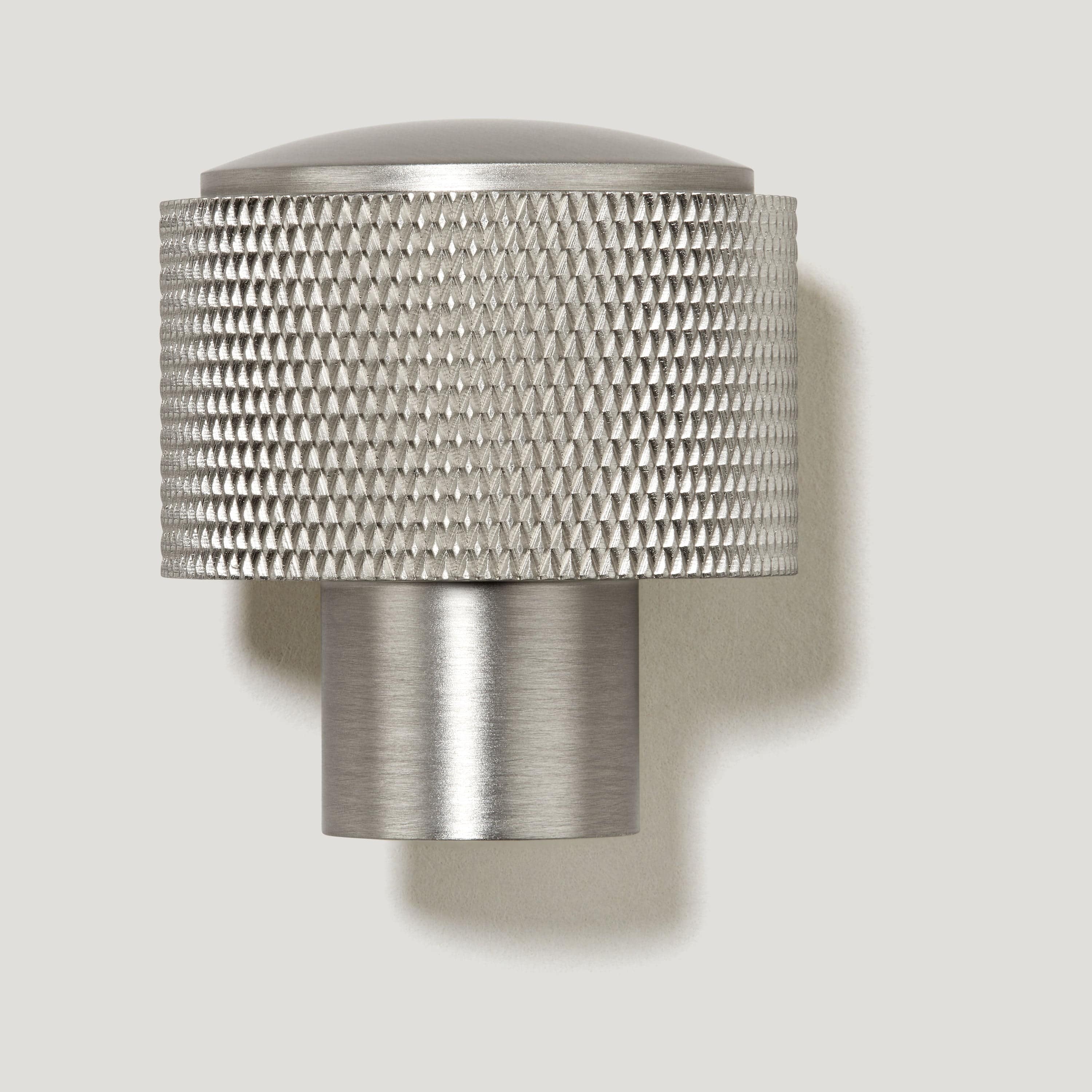 KEPLER Knurled Cabinet Knob - Stainless Steel - Image 3