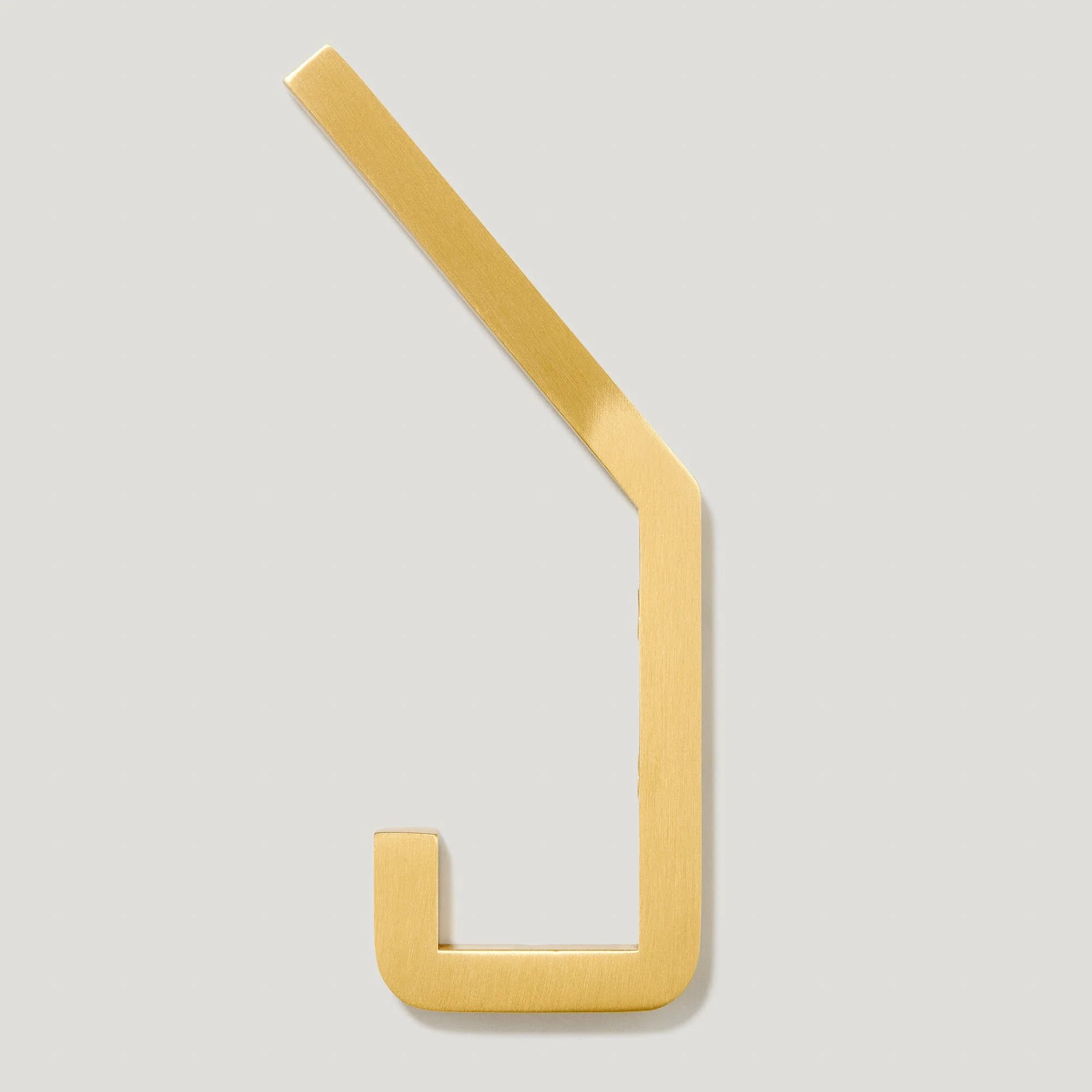 LEVI Square Wall Hook - Brass - Image 4