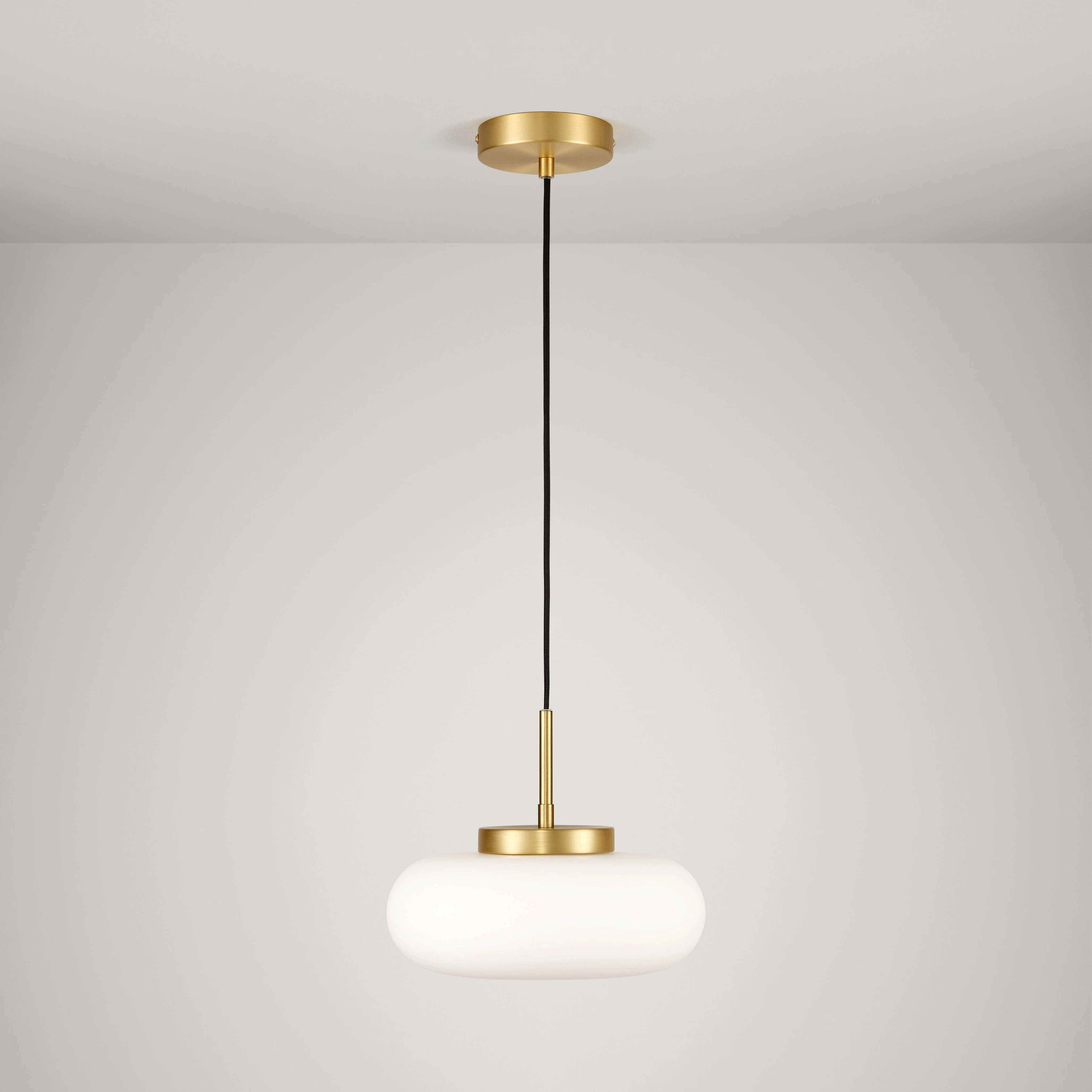 MARIN Glass Pendant Light - Brass