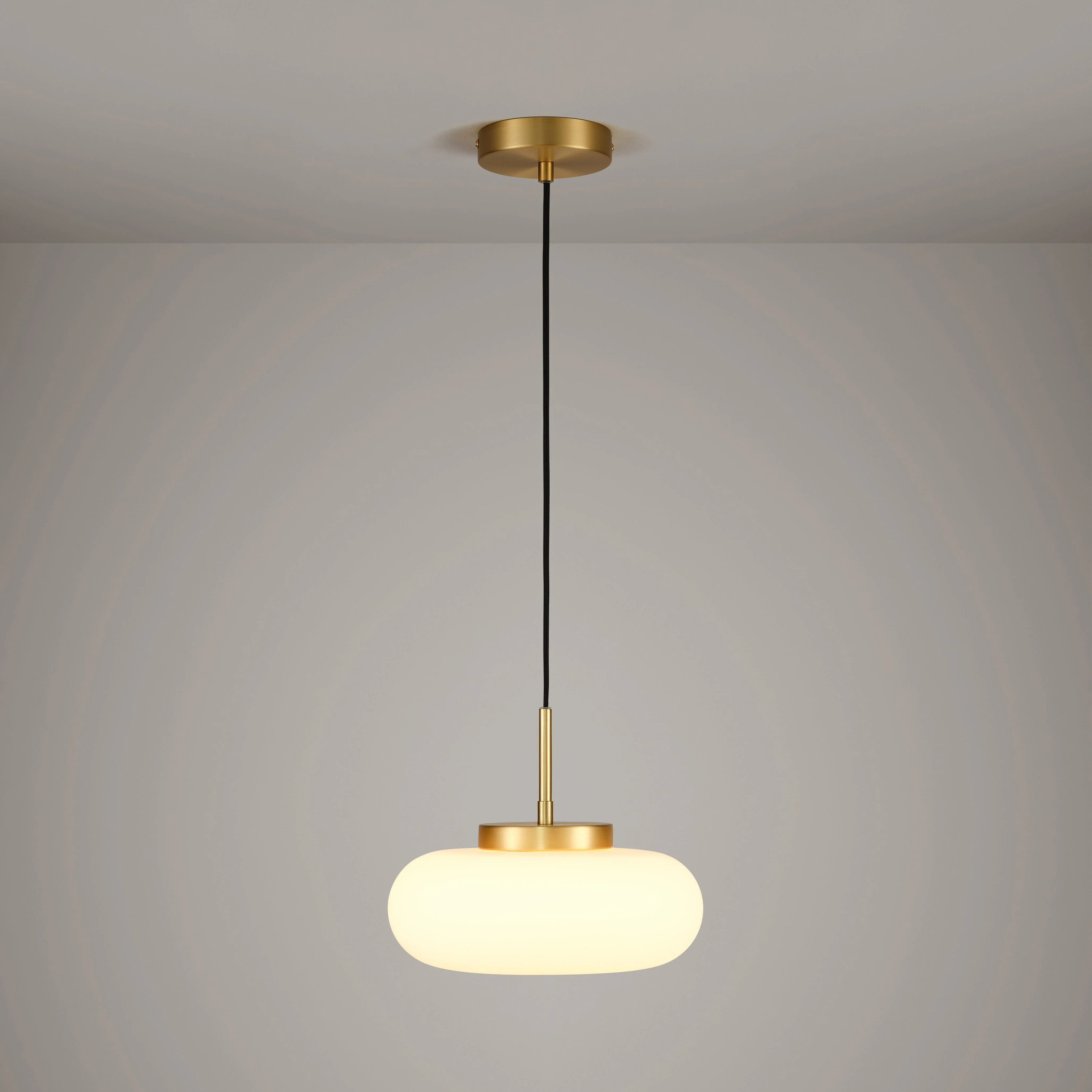 MARIN Glass Pendant Light - Brass - Image 3