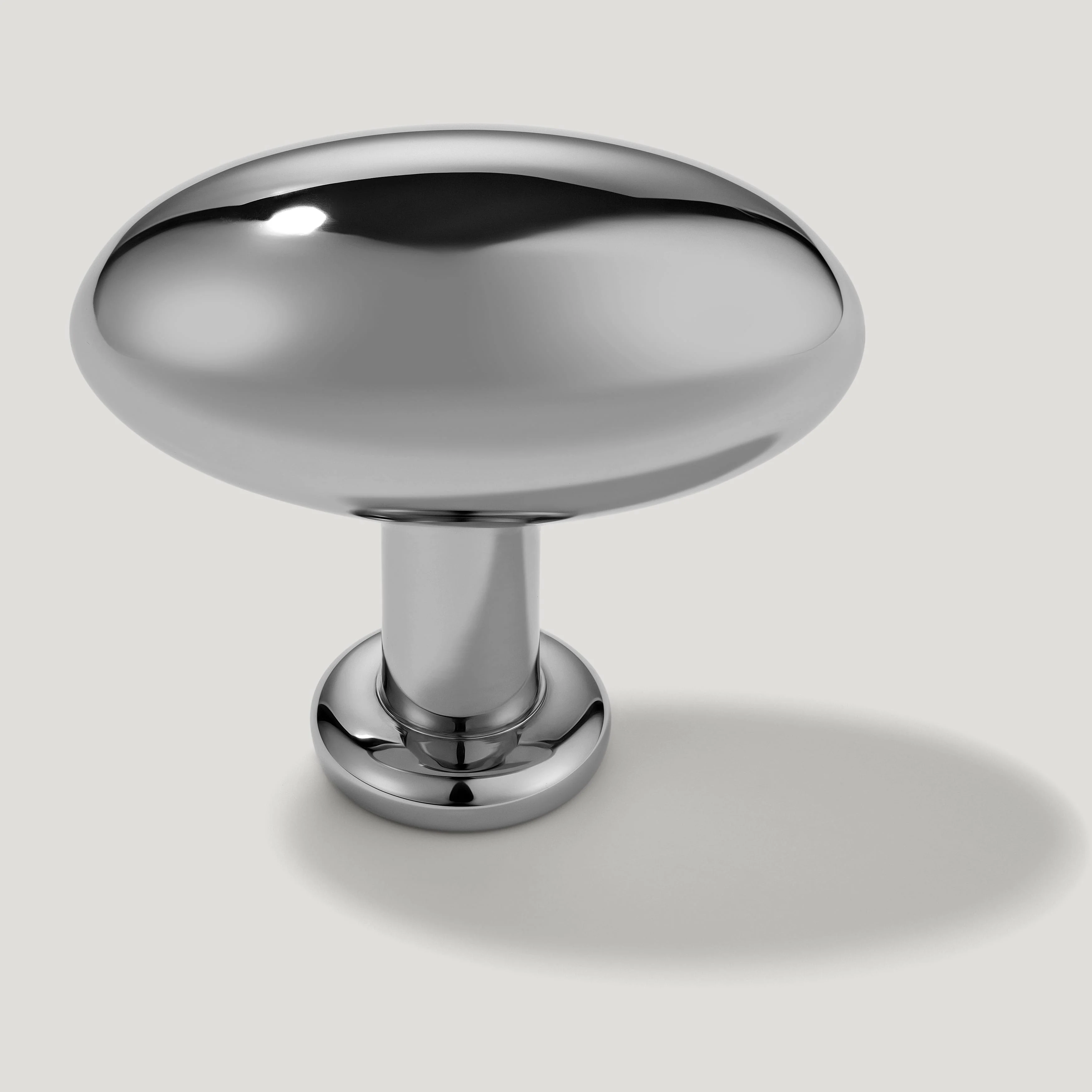 PEYTON Oval Cabinet Knob - Polished Nickel - Image 3