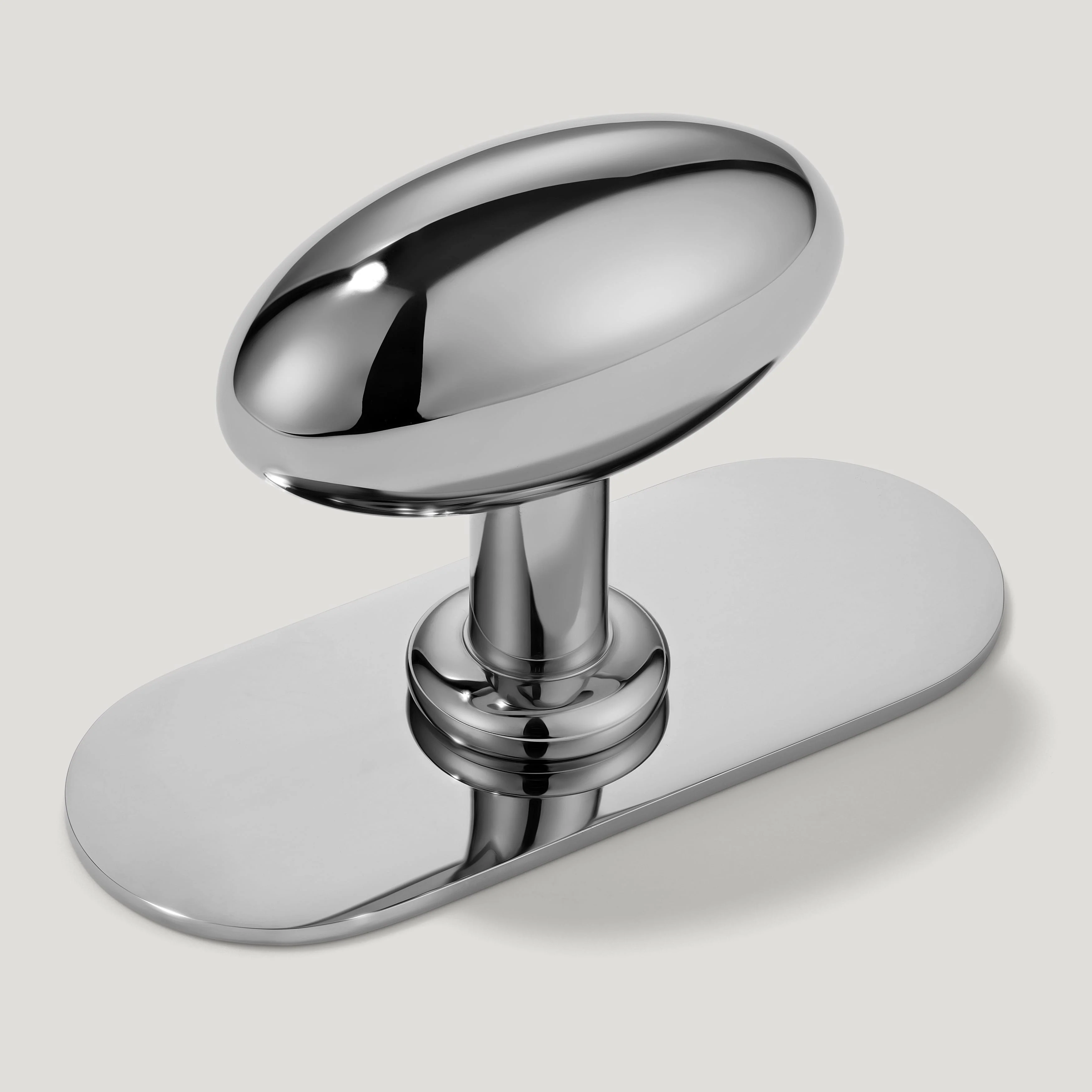PEYTON Oval Cabinet Knob - Polished Nickel - Image 5