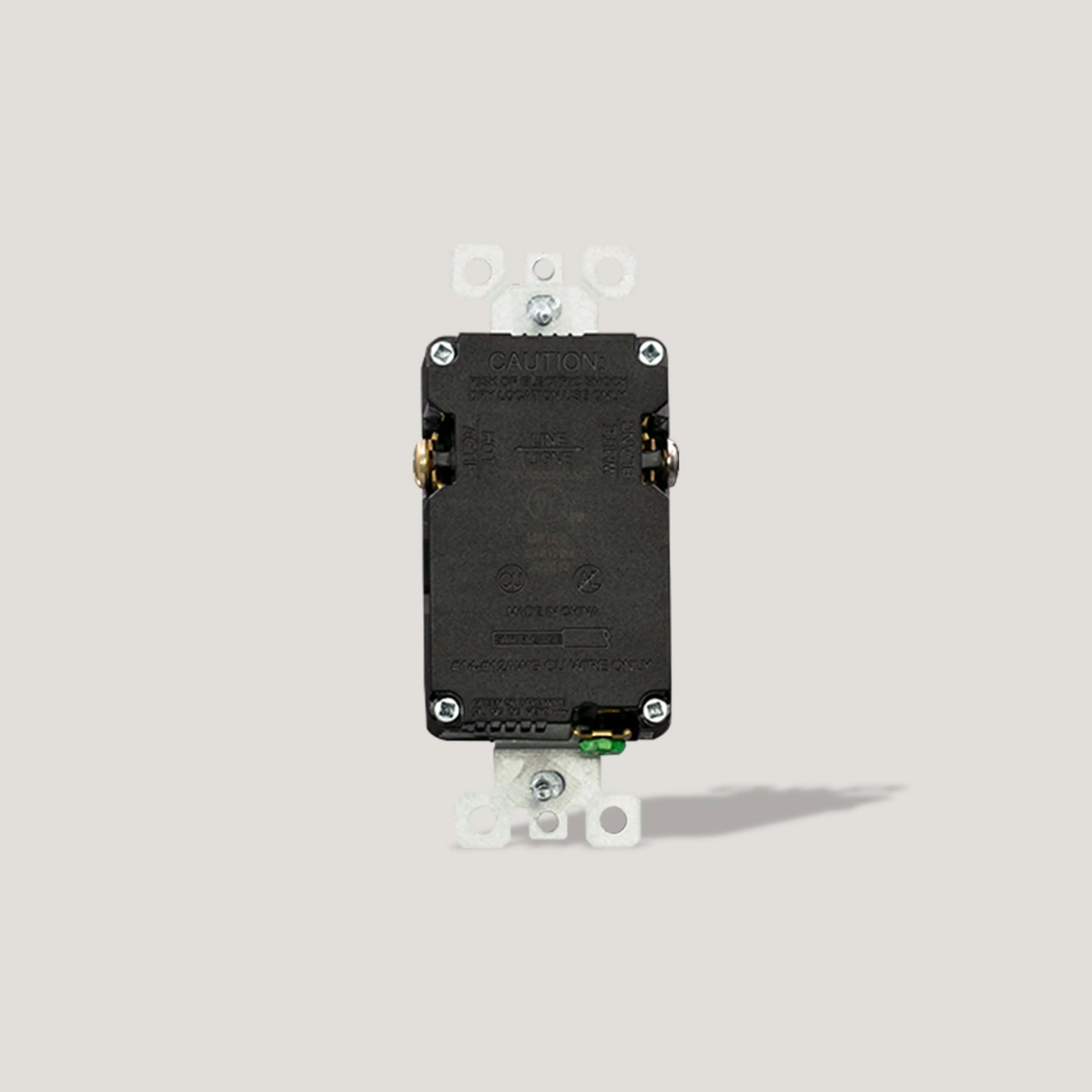 Power Outlet with USB A/C 20A - Black - Image 2